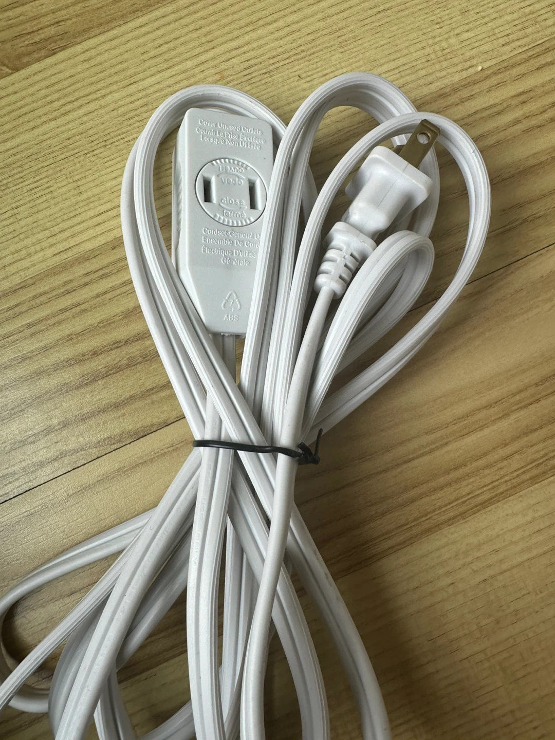 2 White 3 - Outlet Extension Cord - 10F - photo 2