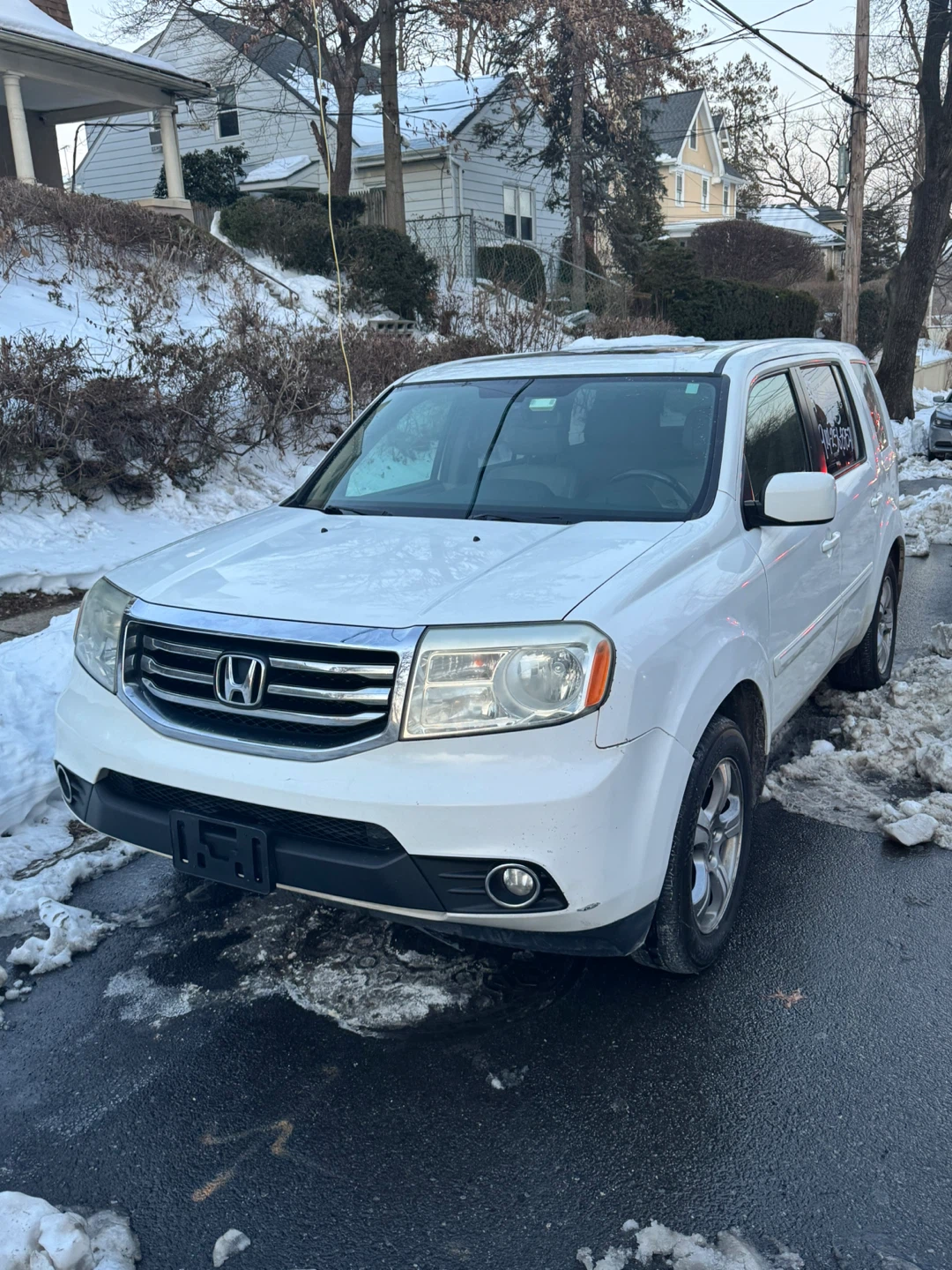 2013 White Honda Pilot SUV EXL - photo 4