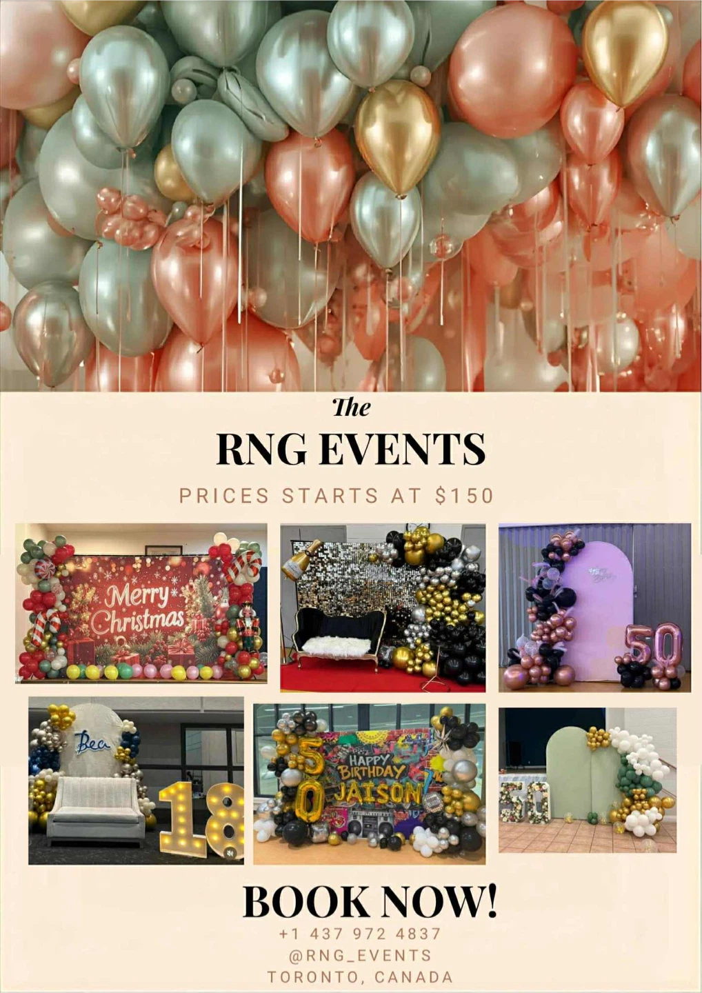 Custom Balloon Decor for Events