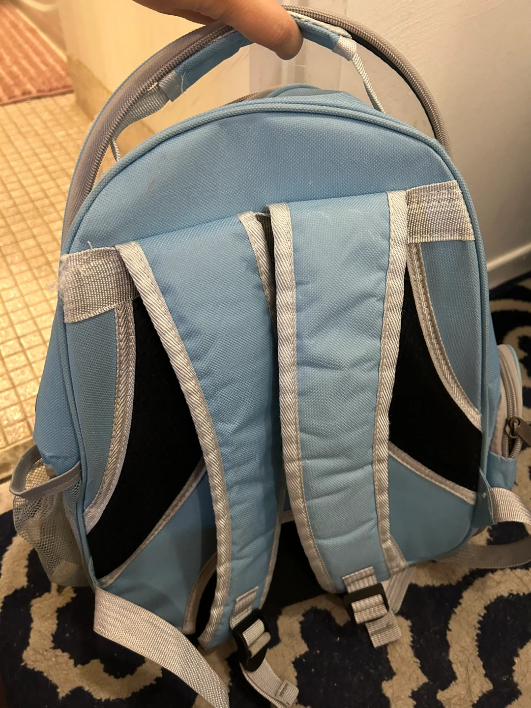 Light Blue Pet Carrier Backpack - photo 5