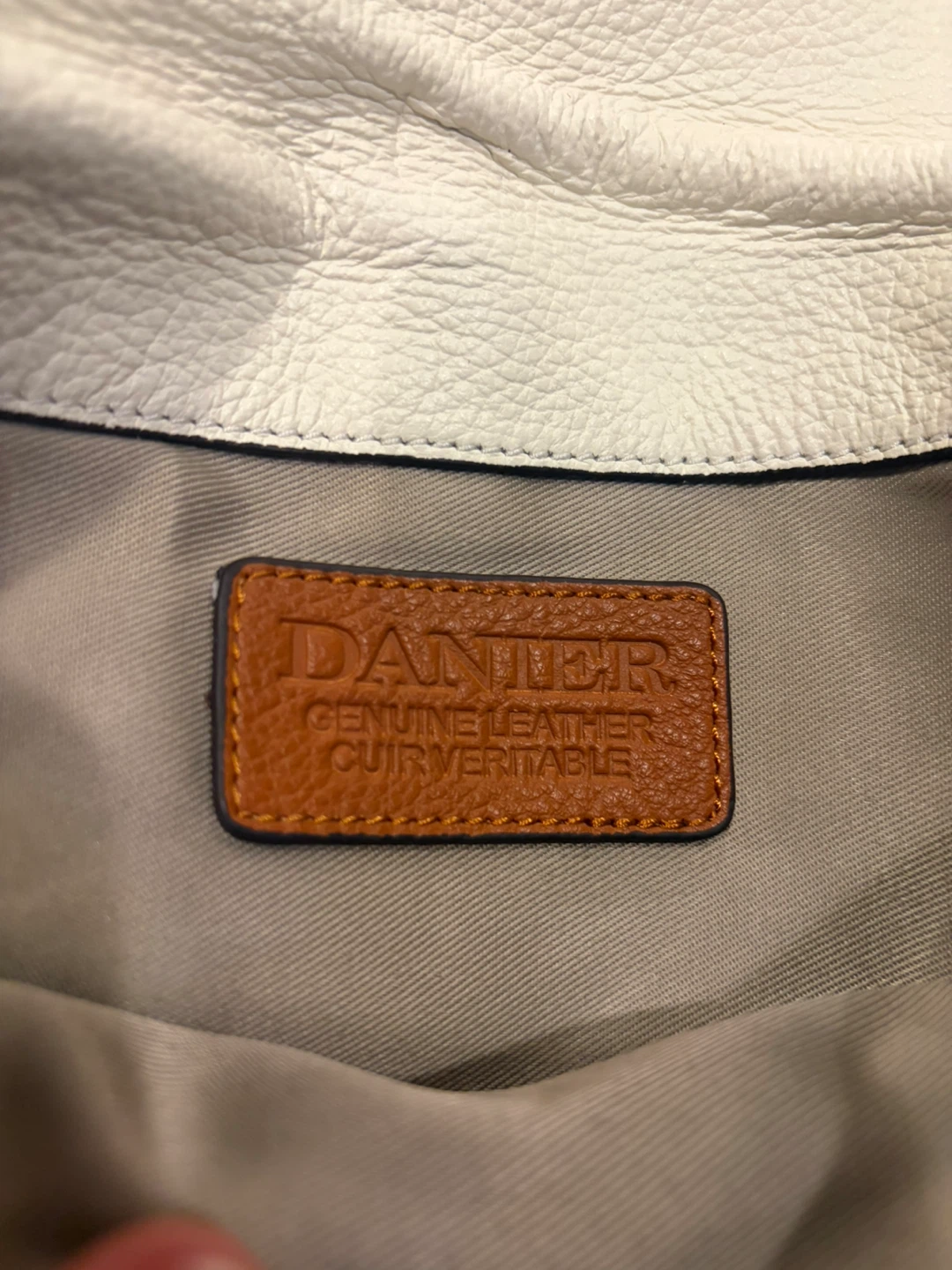 Danier Leather Clutch - Black, White, and Brown - photo 3
