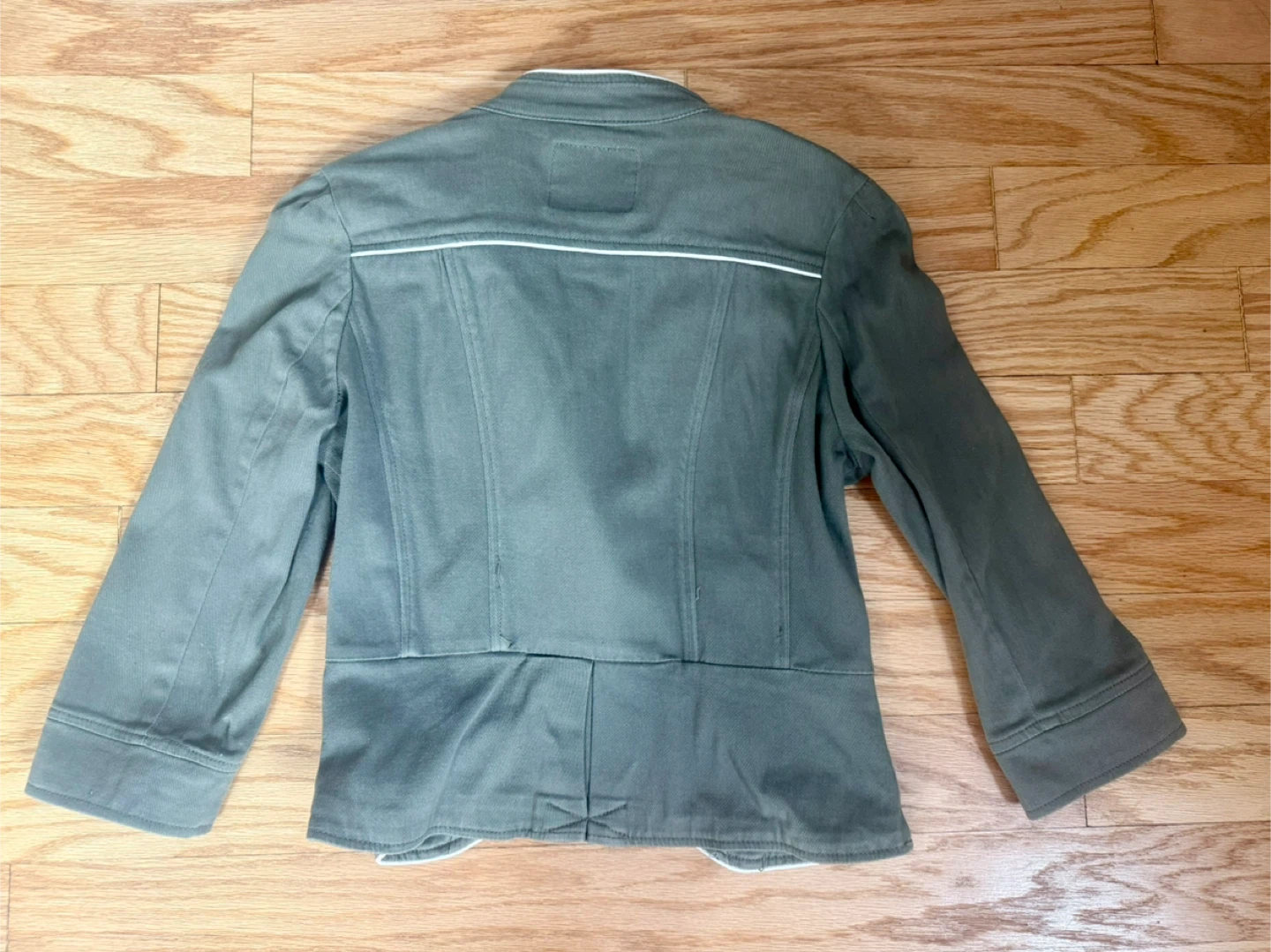 Women's Military Style Cropped Jacket - photo 2
