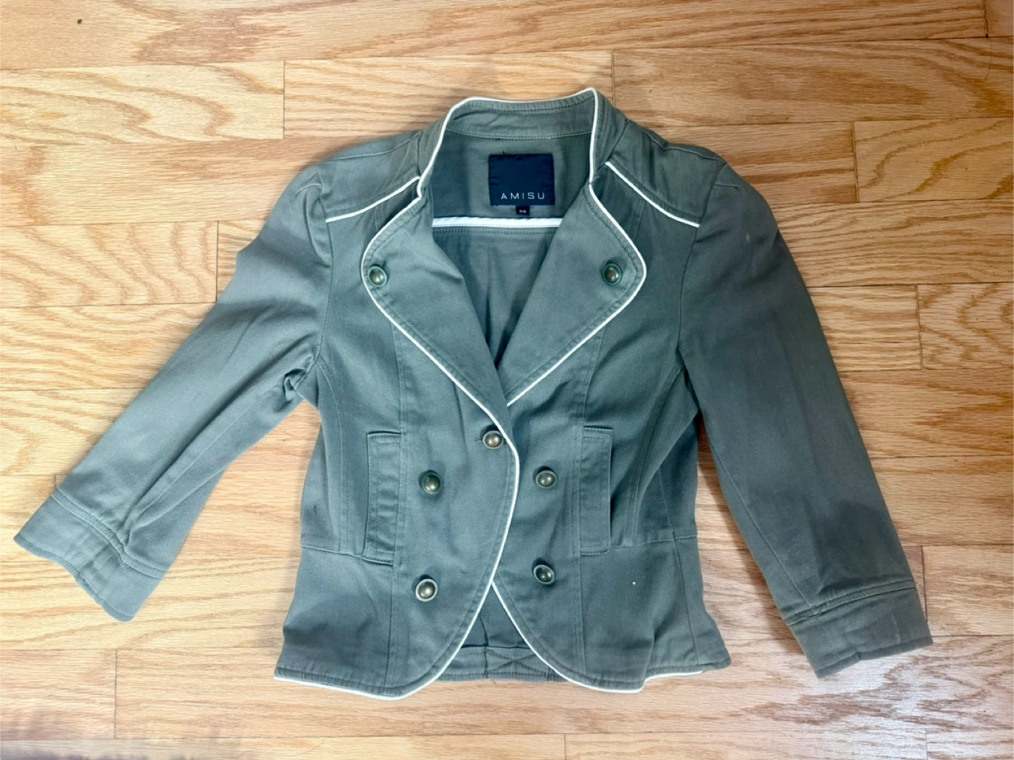 Women's Military Style Cropped Jacket
