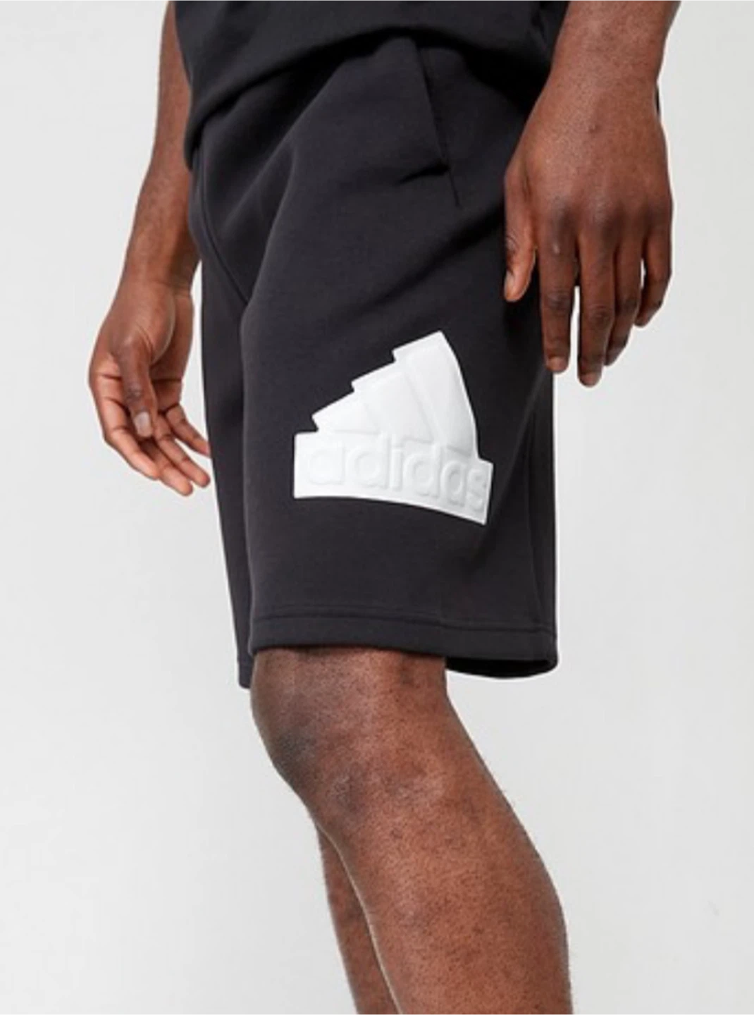 Adidas Black Shorts with Logo Size M - photo 3