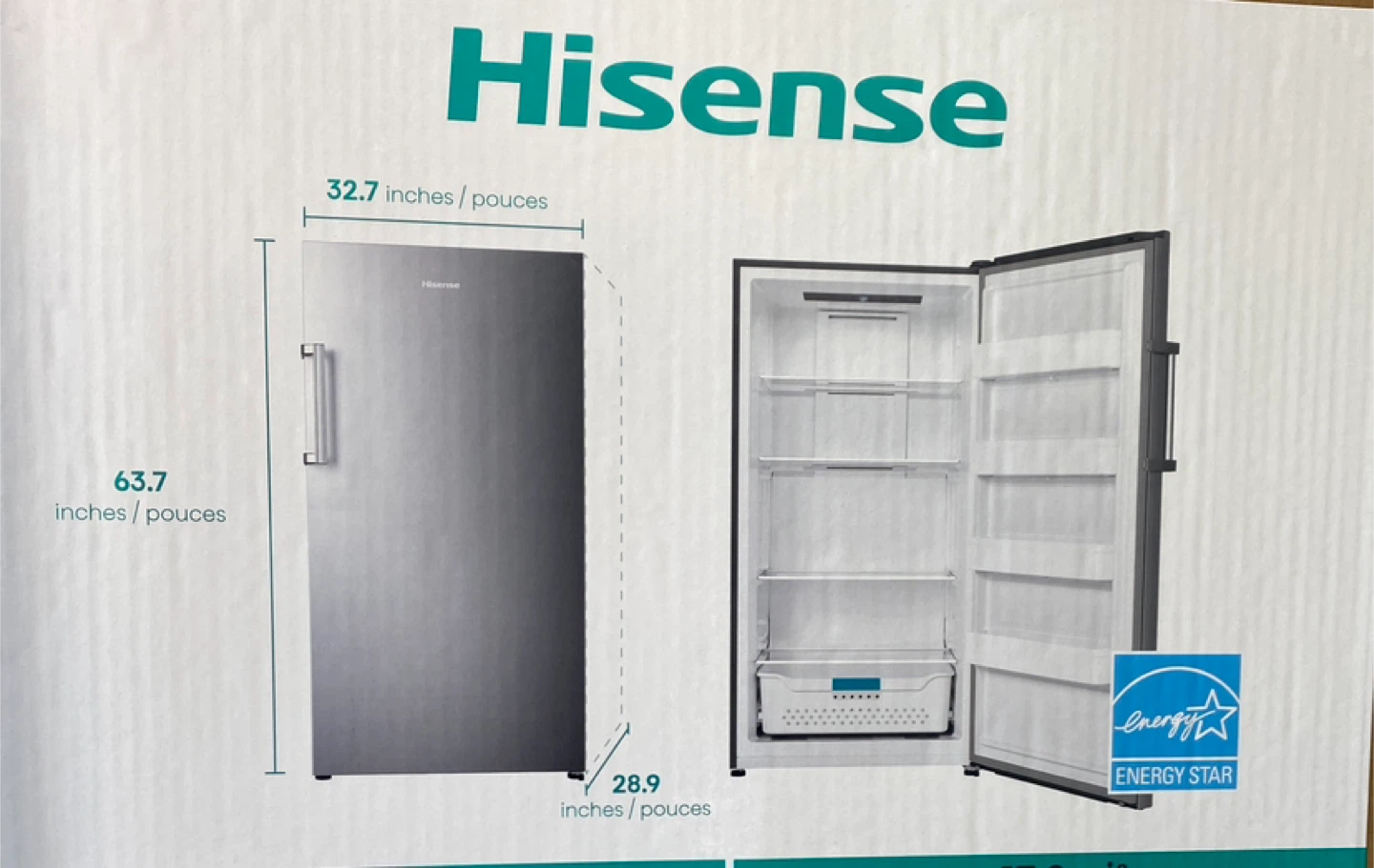 New 17 ft.³ Standup Freezer/Fridge - photo 3