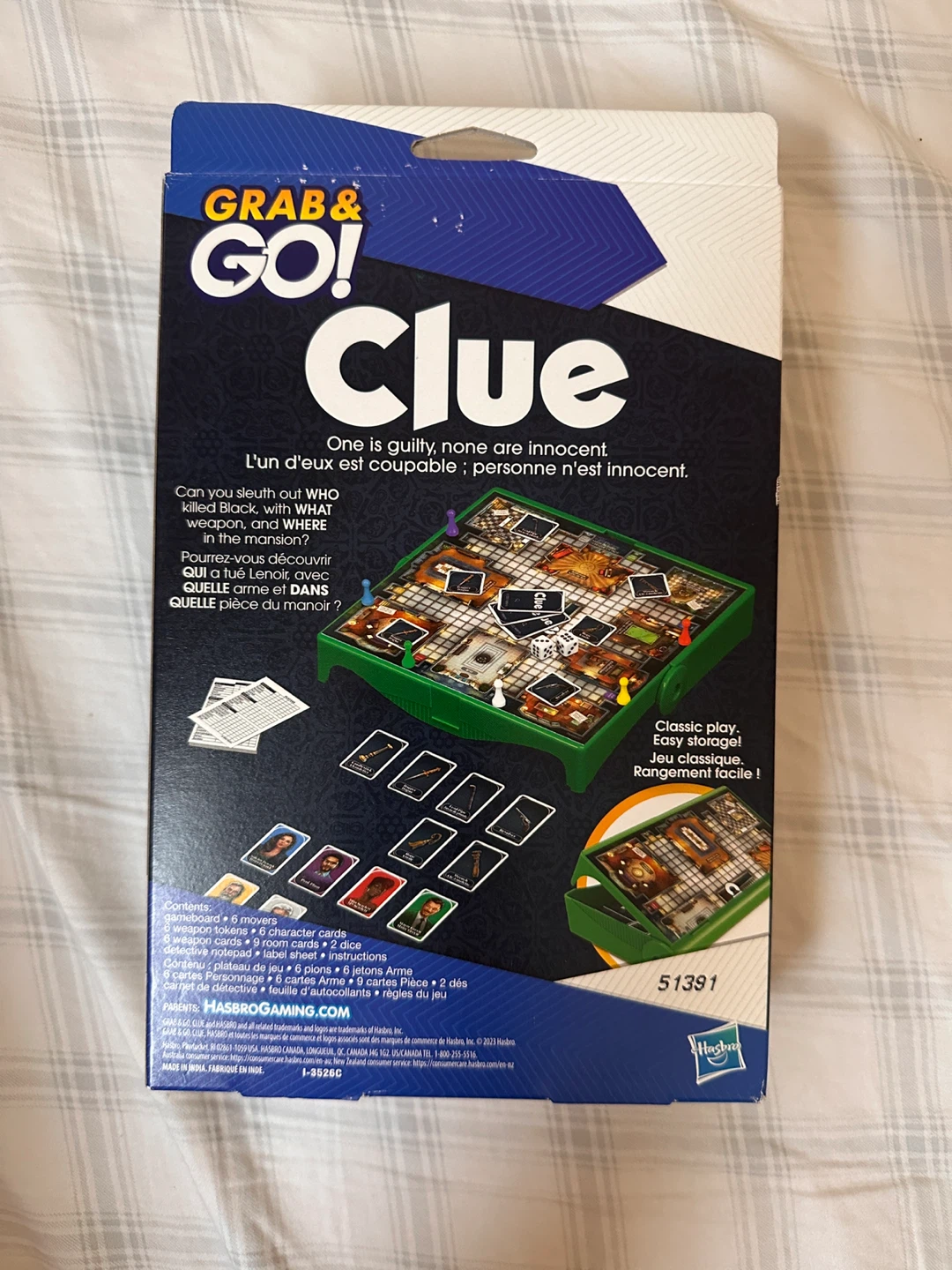 Clue Grab & Go! Board Game 🏆 - photo 2