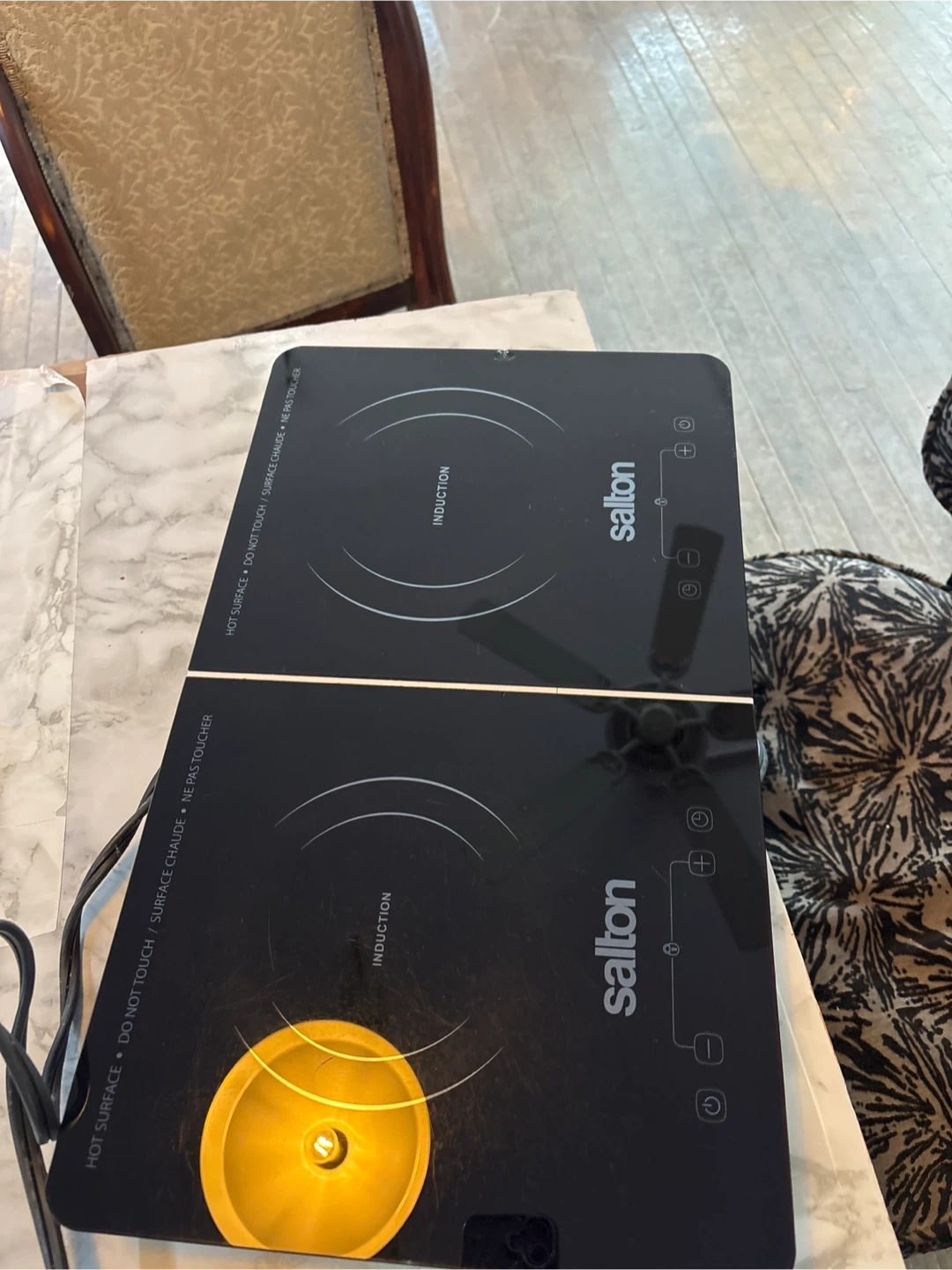 Salton Double Induction Cooktop