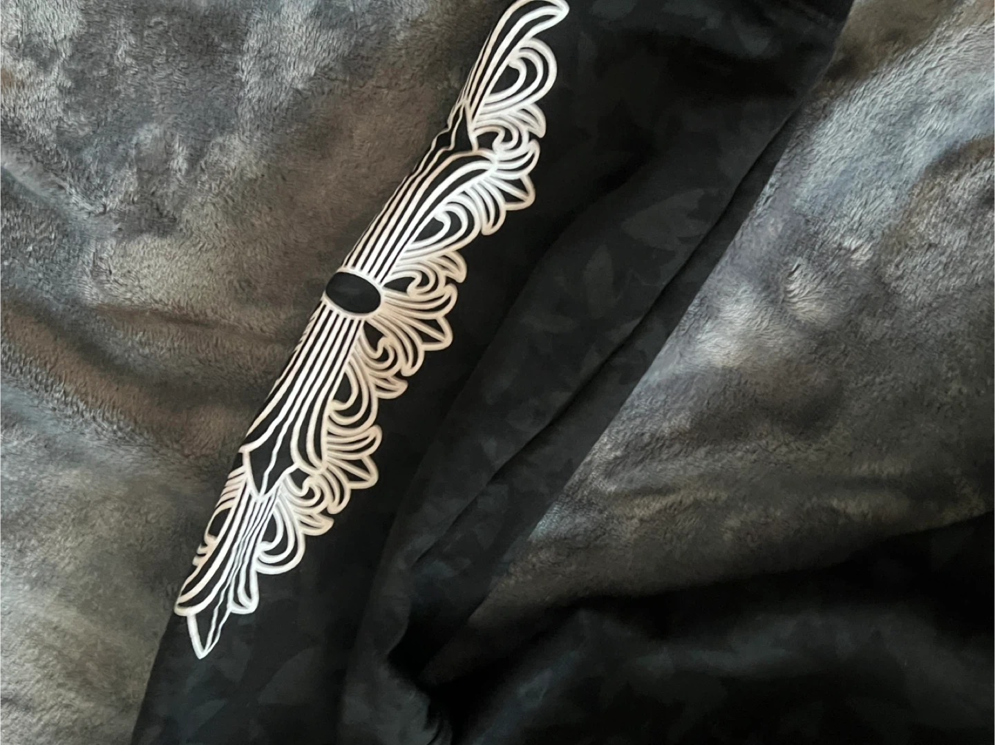 Chrome Hearts Black Zip-Up Hoodie - photo 3