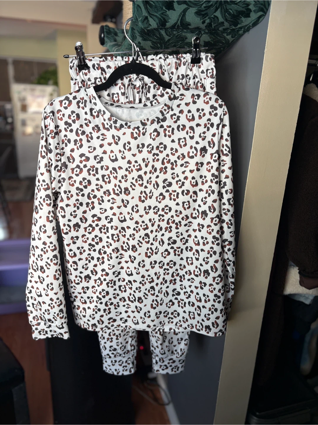 Leopard Print Loungewear Set