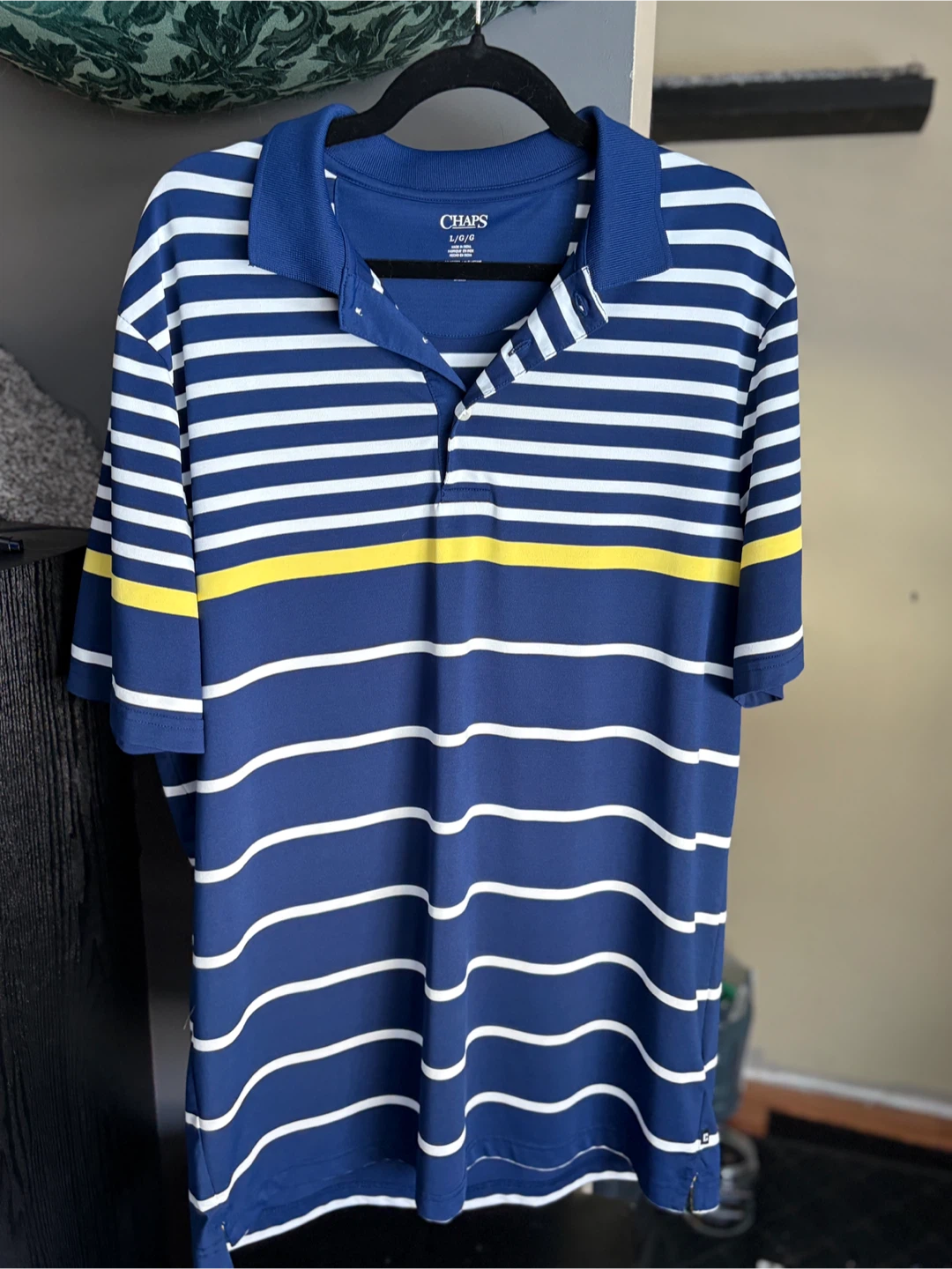 Men’s Chaps Striped Polo Shirt - photo 2