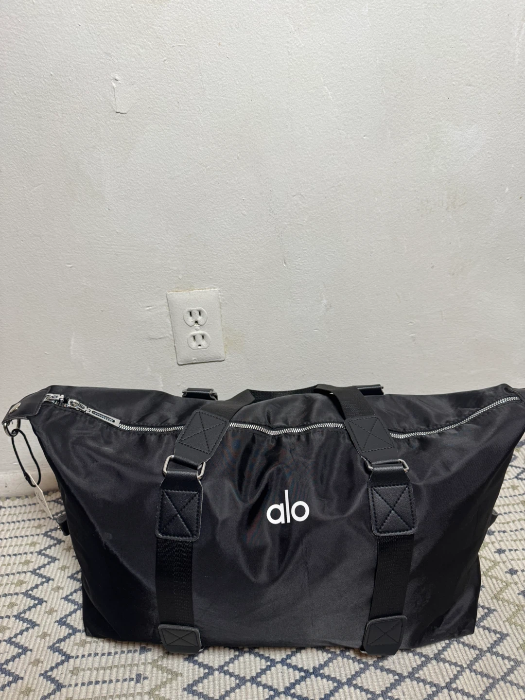 Alo Yoga Black Duffle Bag