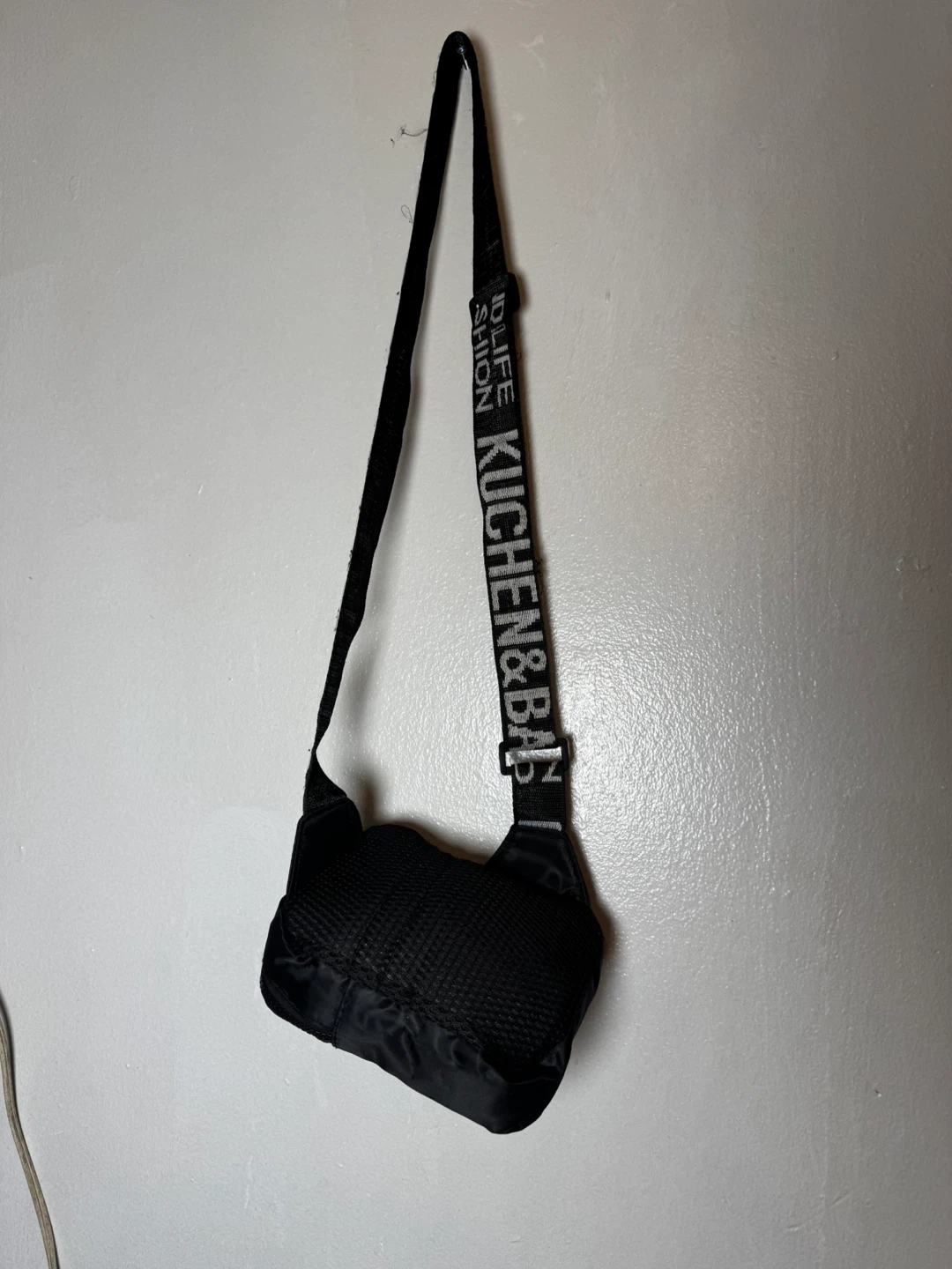 Black Crossbody Bag with "Kuchen&Bag" Strap - photo 2