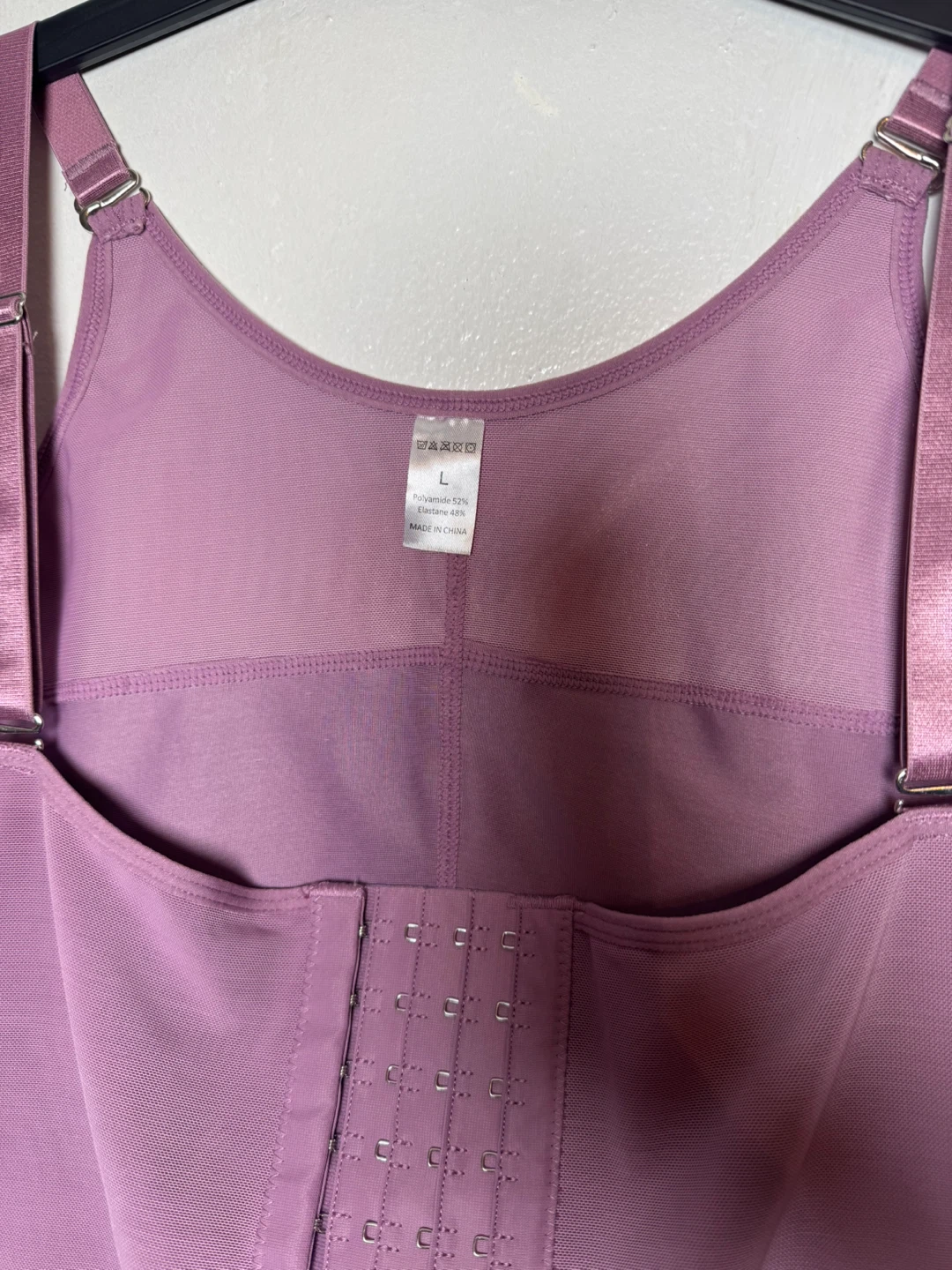 Women's Shapewear Bodysuit Purple Size L - photo 4