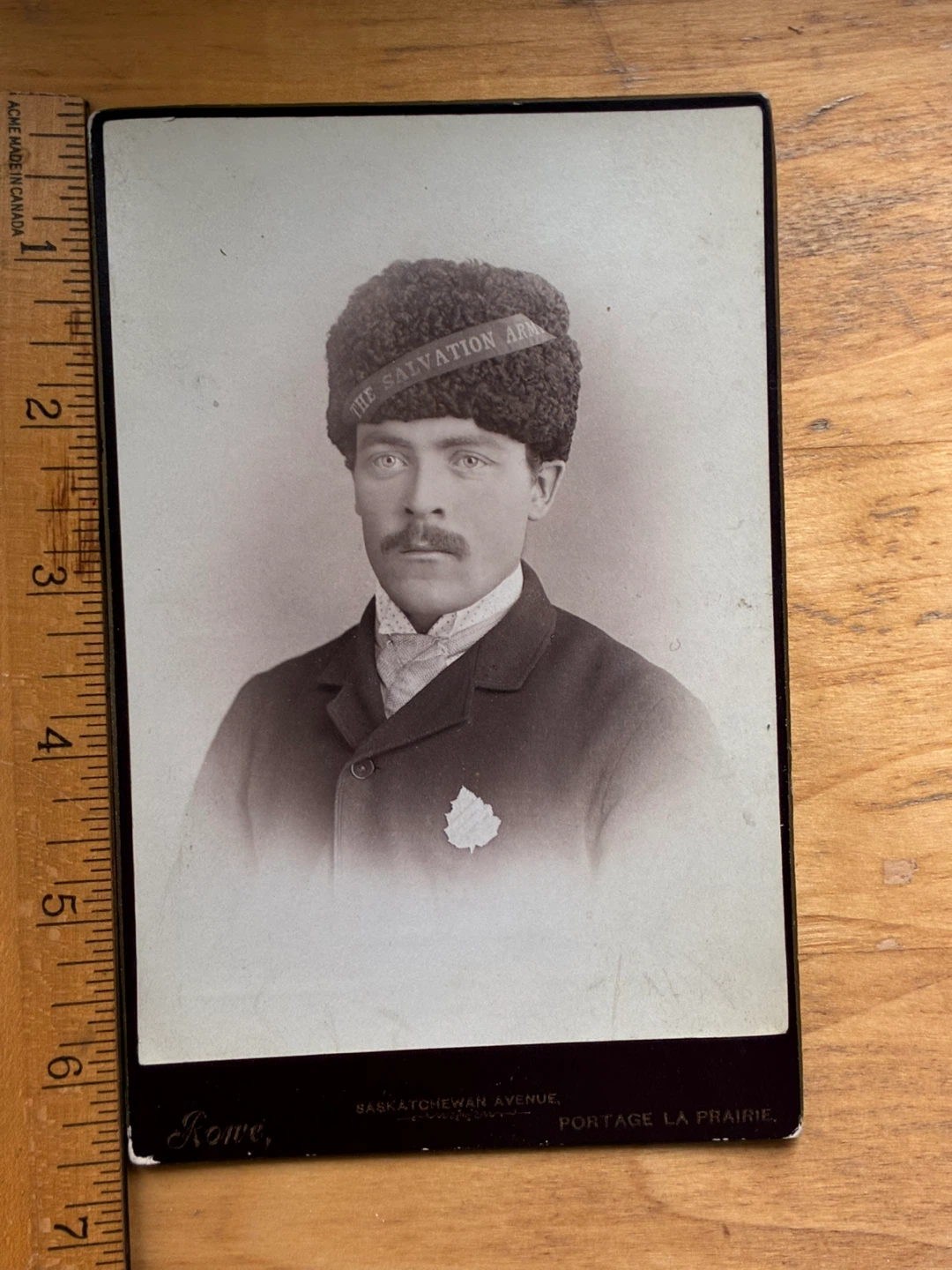 1800s Salvation Army photo  portrait antique Manitoba Rowe - photo 5