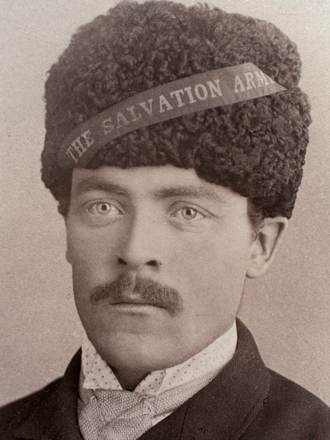 1800s Salvation Army photo  portrait antique Manitoba Rowe