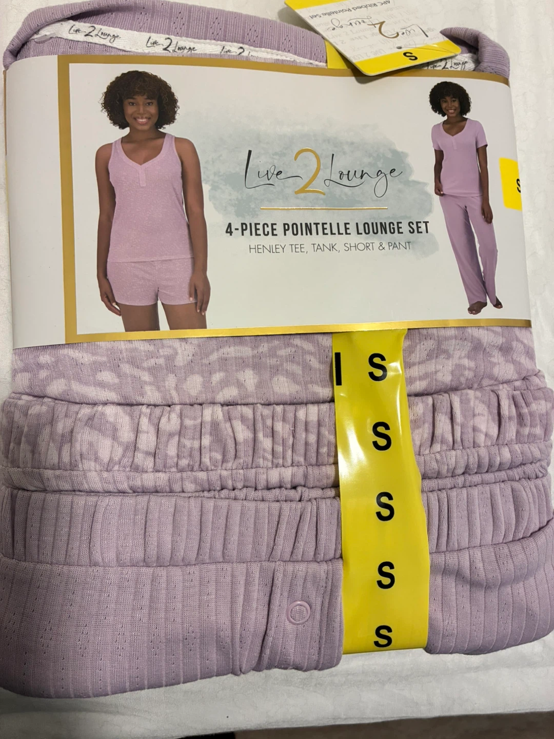 4-Piece Pointelle Lounge Set