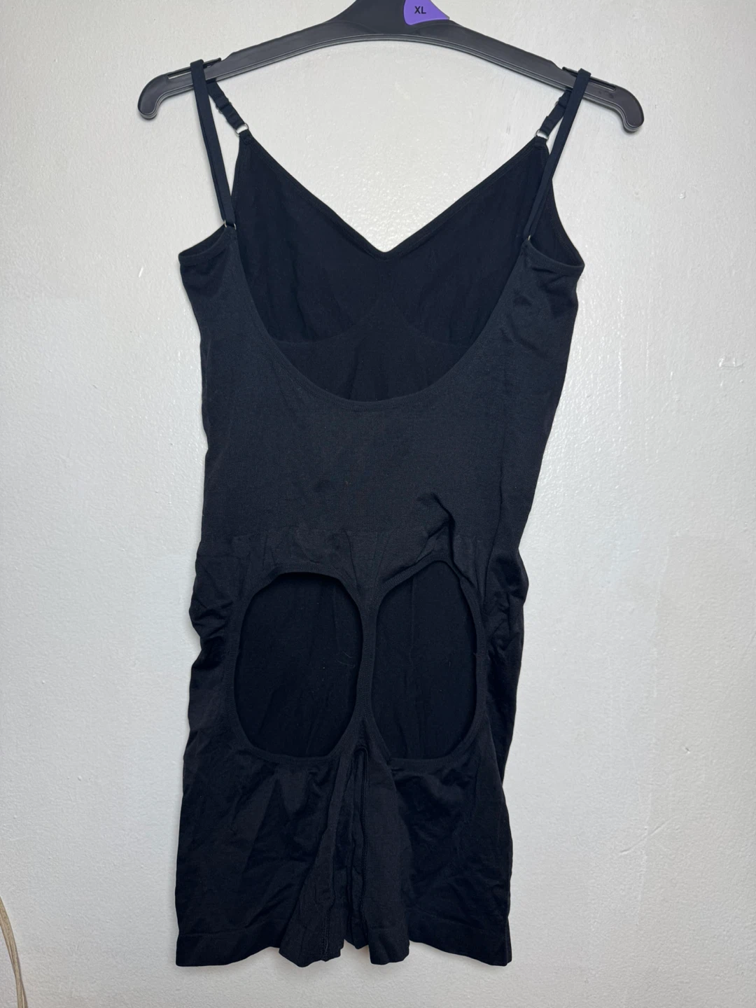 Black Shapewear Bodysuit with Open Gusset - photo 2