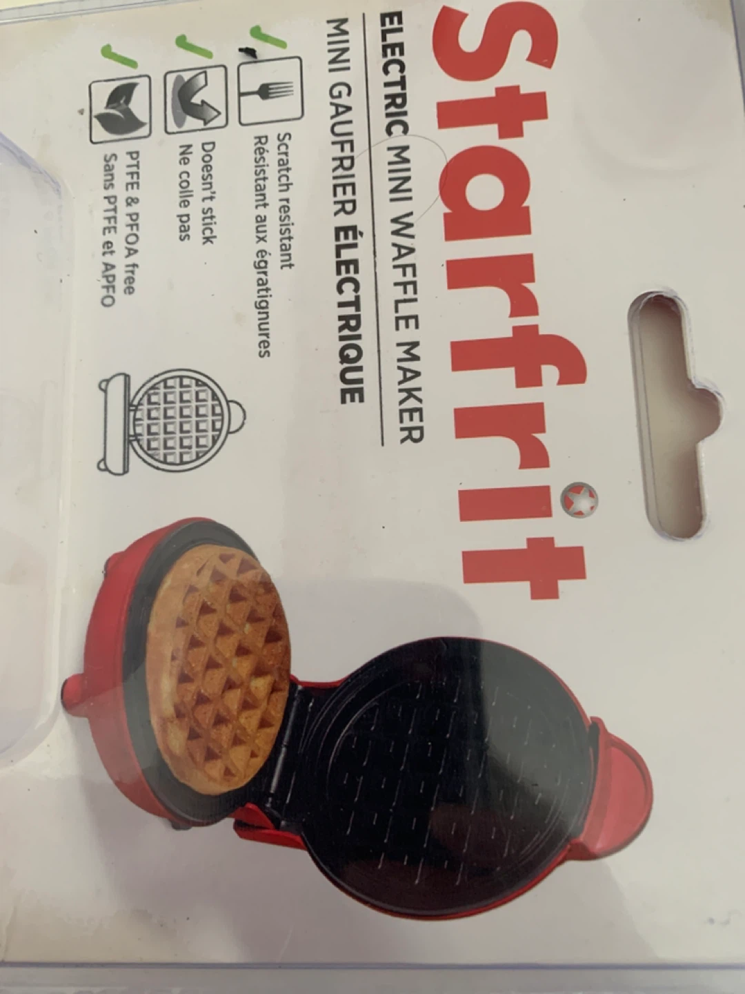 Starfrit Electric Mini Waffle Maker