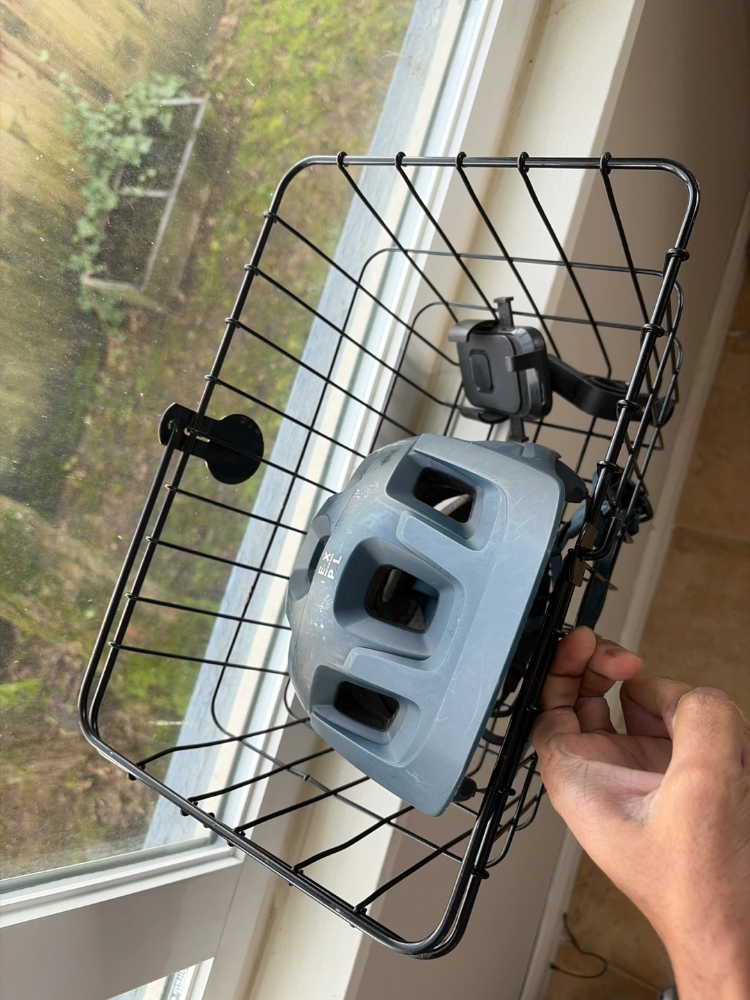 Bike Helmet, Carriage and Phone Holder