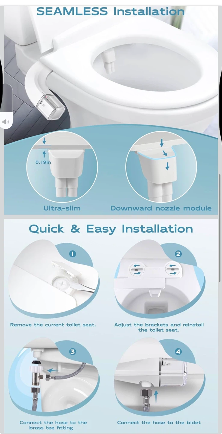 Bidet Attachment for Toilet - photo 3