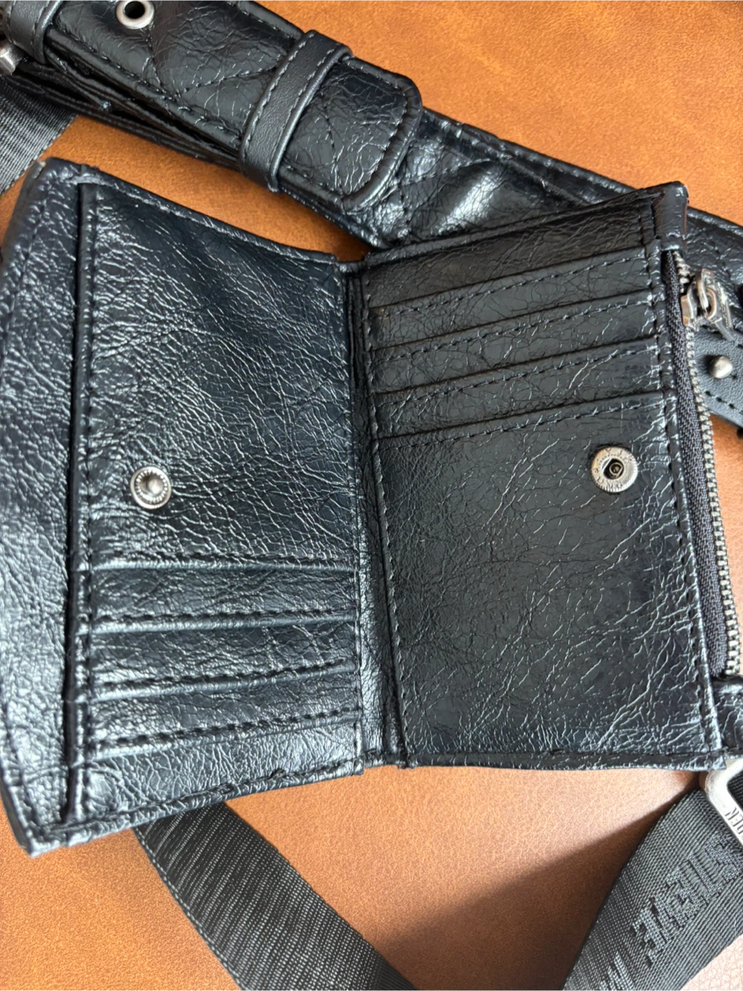 Steve Madden Black Quilted Purse and Wallet
