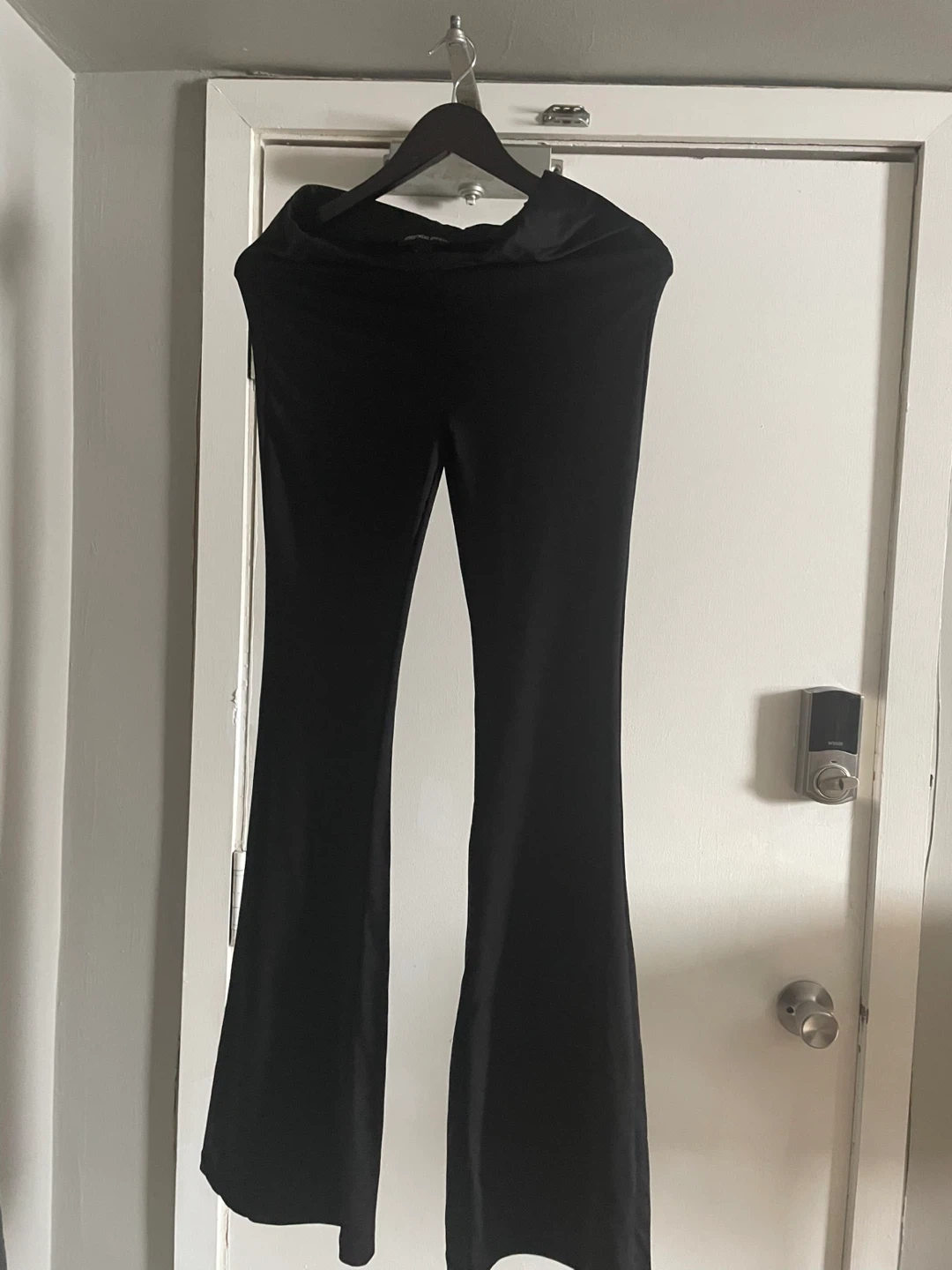 Black Bell Bottom Pants