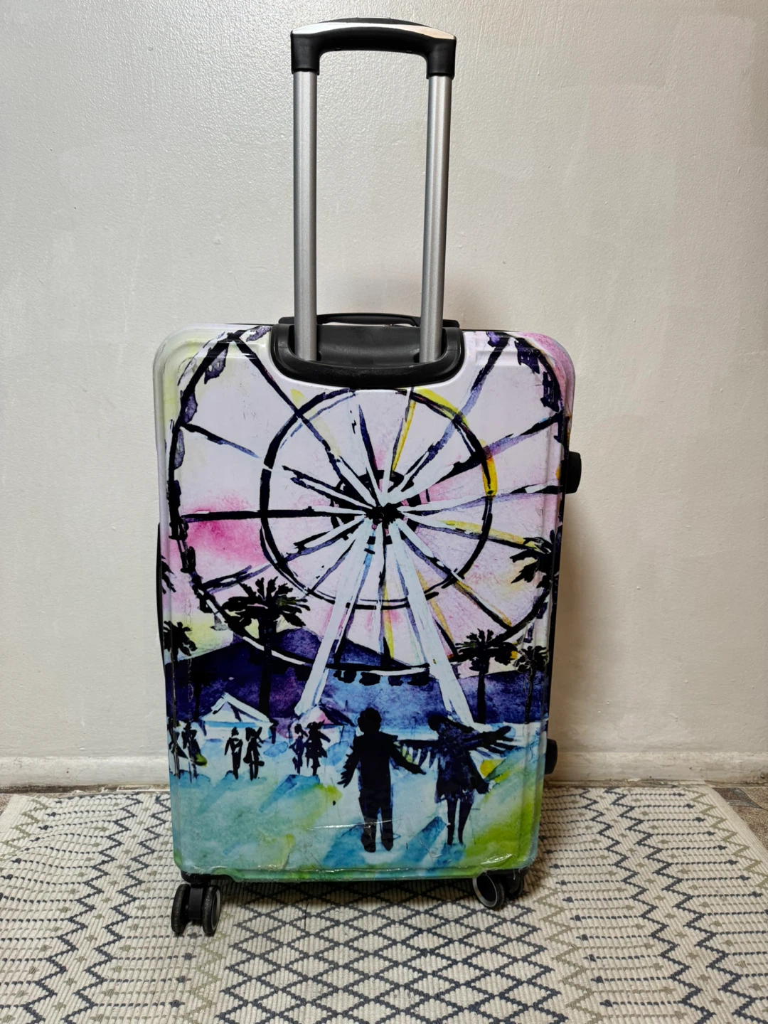 Hard Shell Wheeled Luggage - Ferris Wheel Design - photo 5
