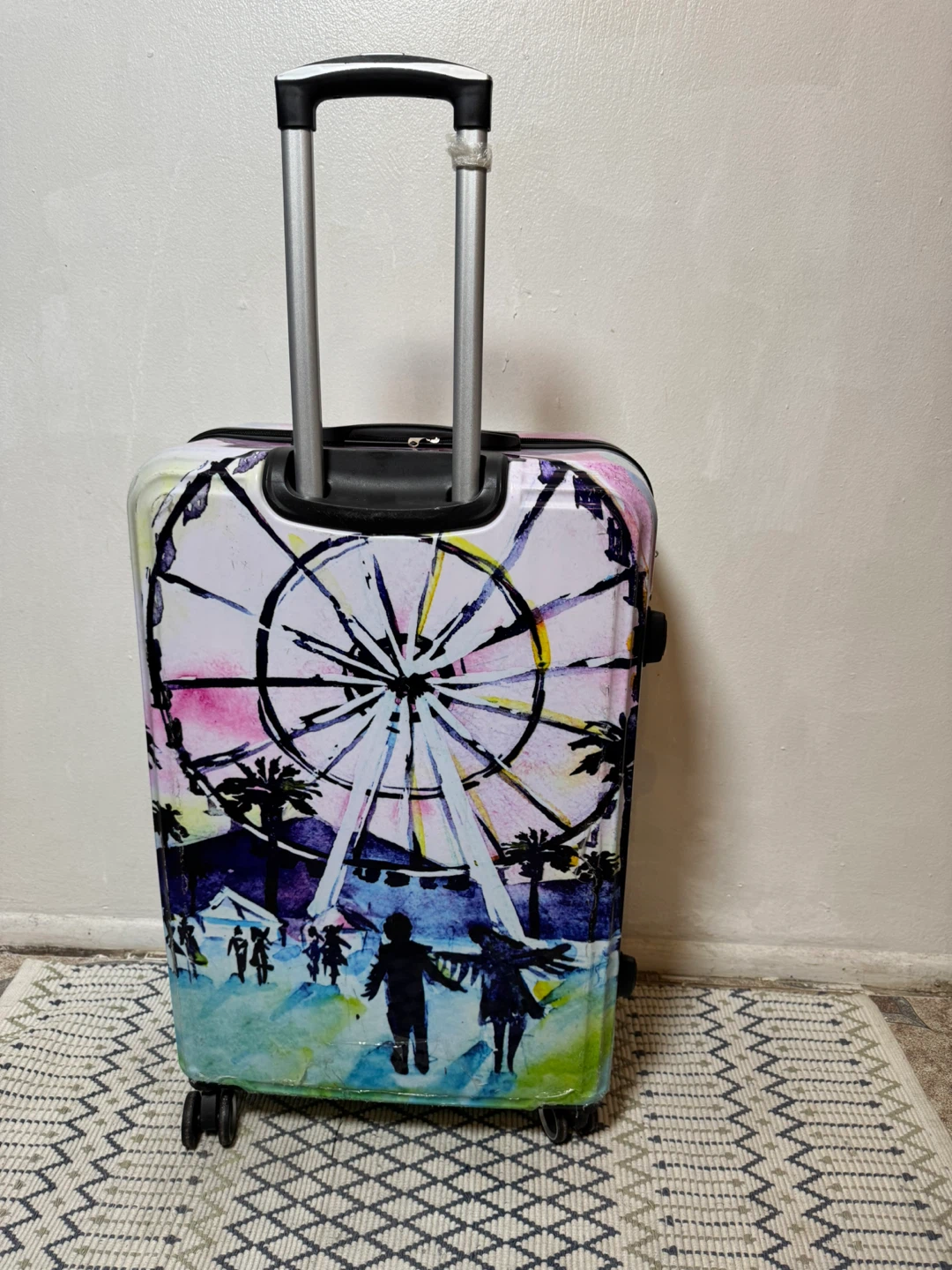 Hard Shell Wheeled Luggage - Ferris Wheel Design - photo 2