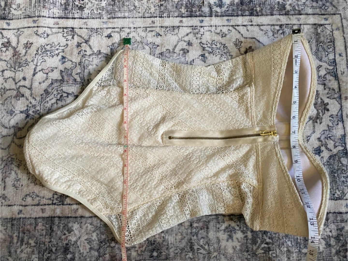 Juicy Couture Cream Lace Bodysuit XS - photo 3