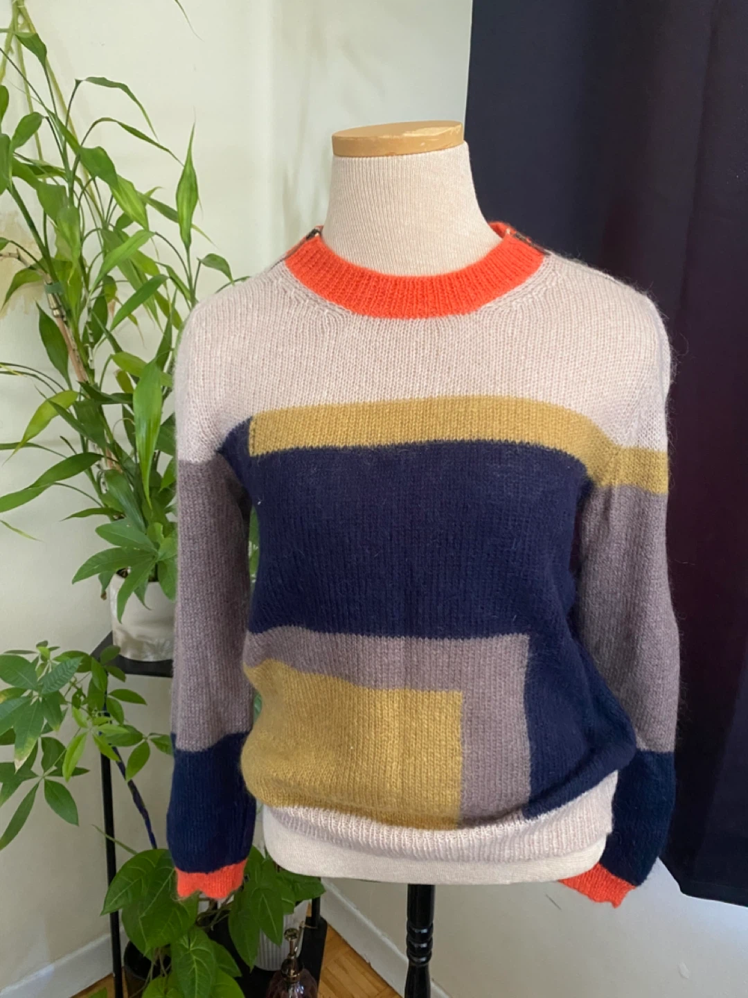 See by Chloé Colour Block Knit Sweater
