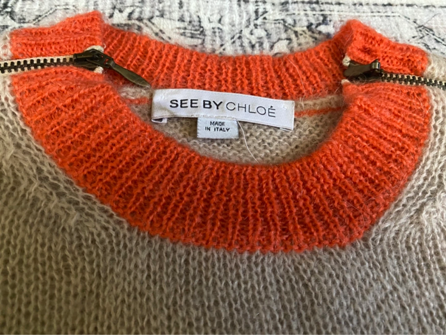 See by Chloé Colour Block Knit Sweater - photo 5