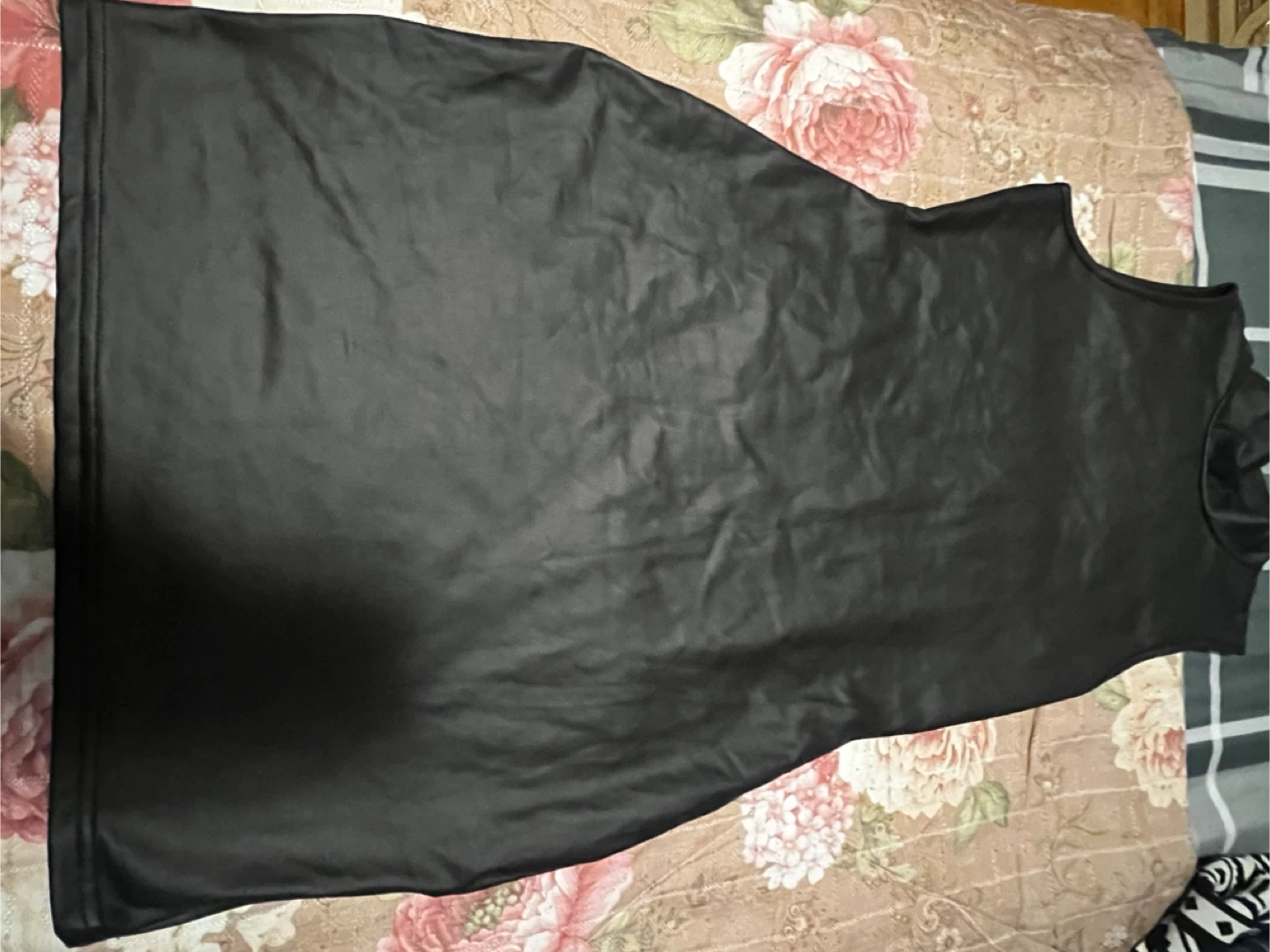 UK2LA Black Faux Leather Dress - photo 3