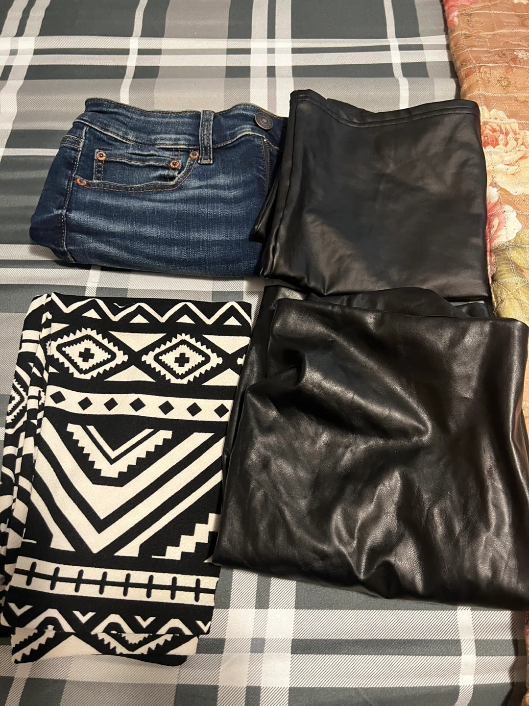 UK2LA Black Faux Leather Dress