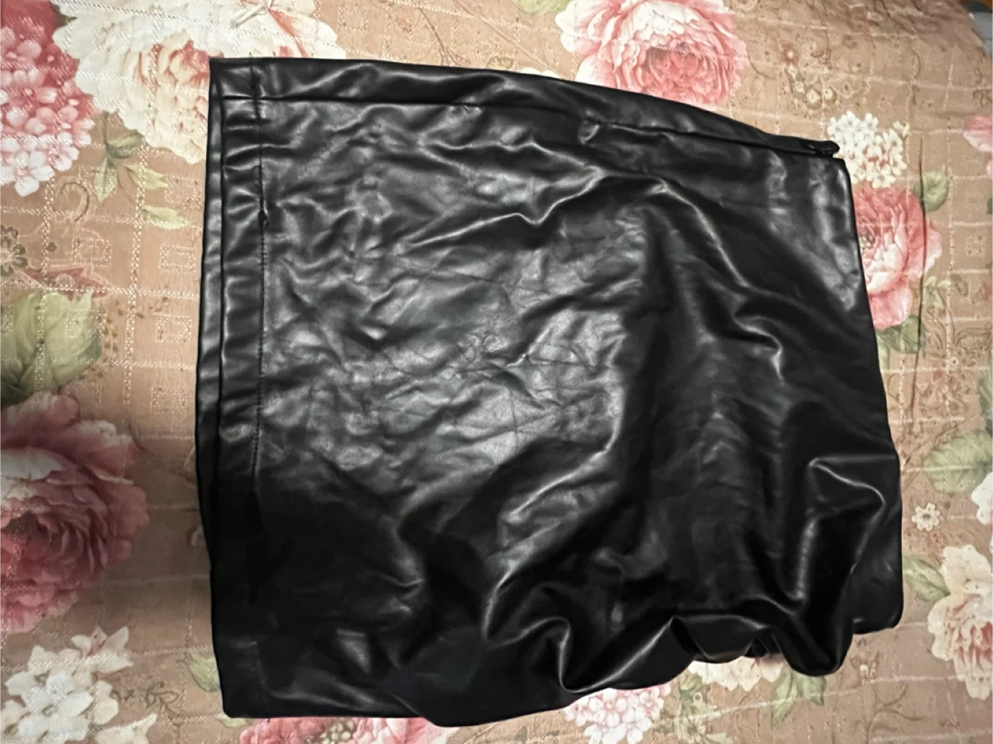 UK2LA Black Faux Leather Dress - photo 2