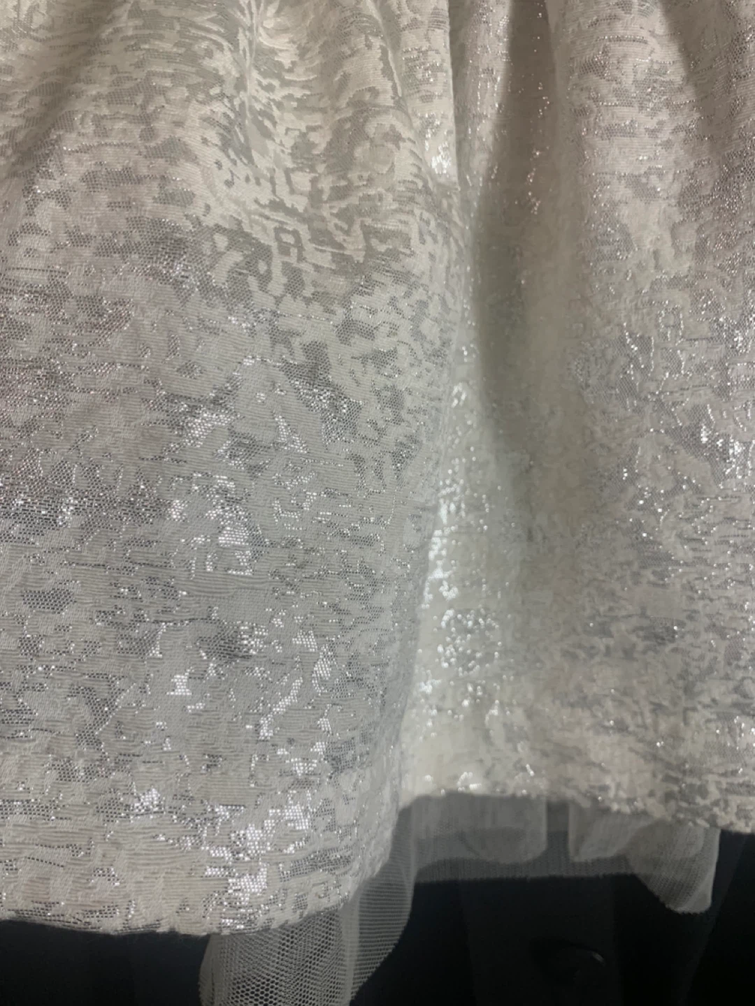 White Brocade Dress 12-18 months - photo 2