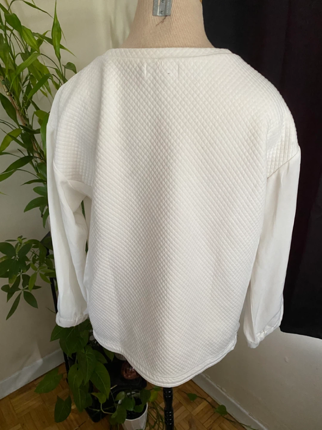 Calvin Klein Women's XS/TP Quilted Crewneck Sweatshirt - photo 2