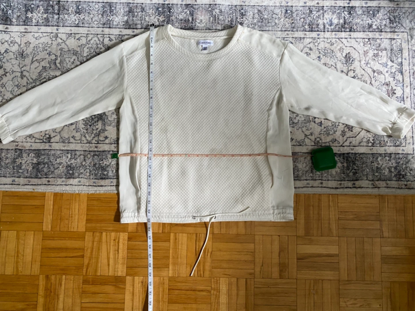 Calvin Klein Women's XS/TP Quilted Crewneck Sweatshirt - photo 4