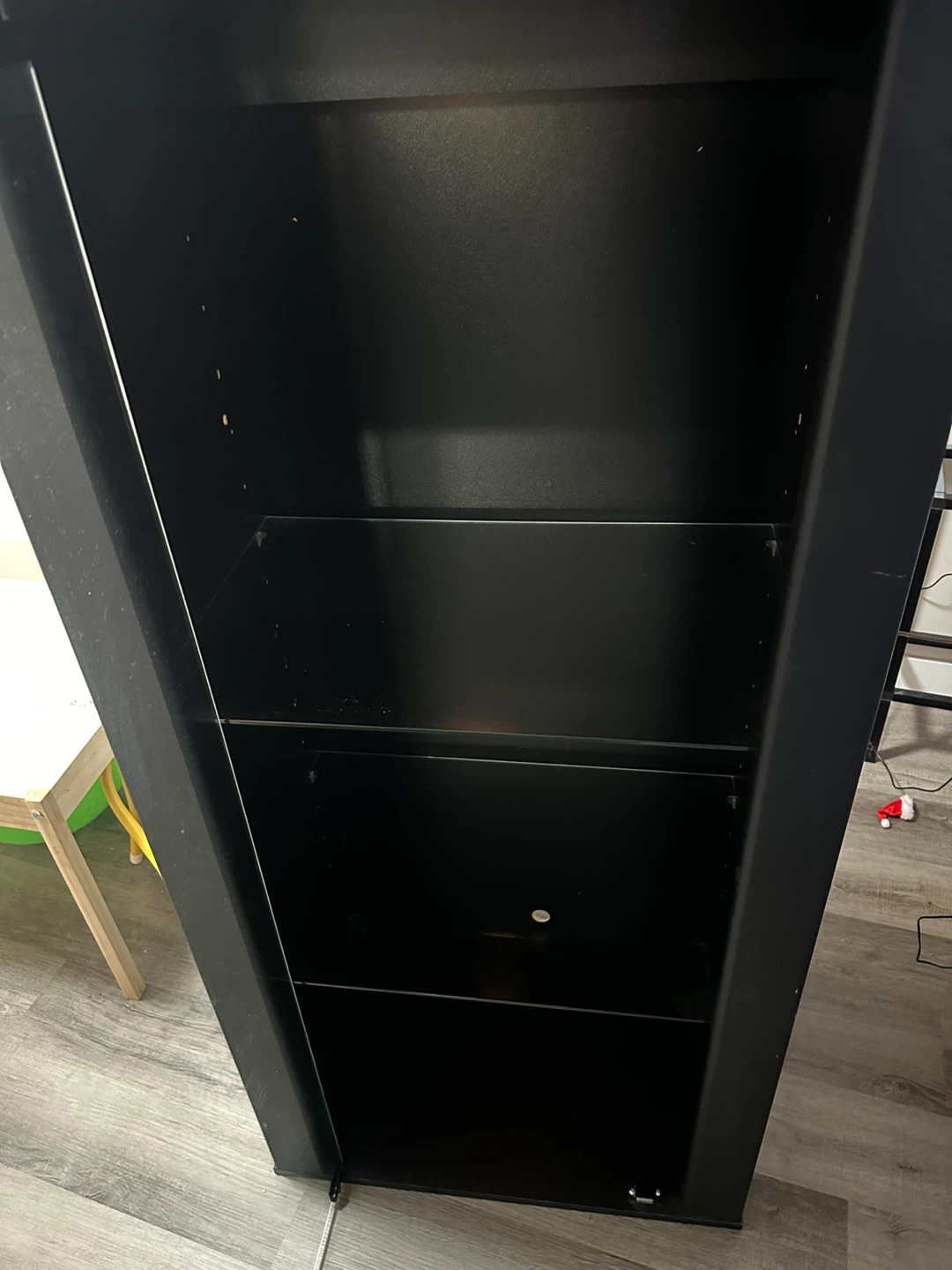 Black Display Cabinet with Glass Door - photo 3