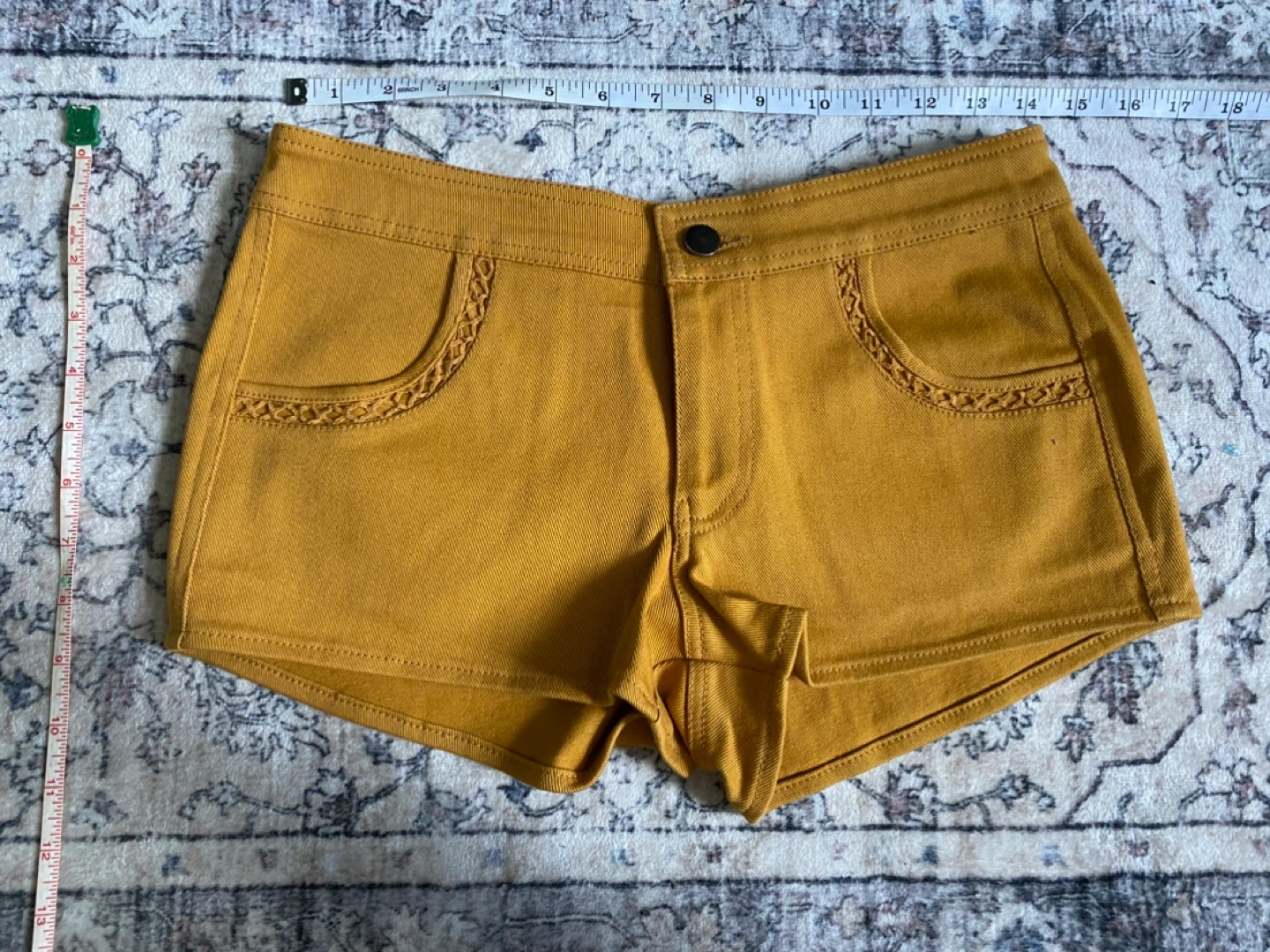 Magali Pascal Yellow Shorts Size S