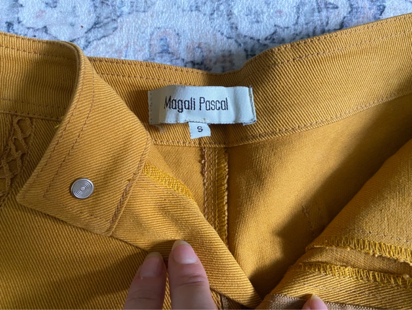 Magali Pascal Yellow Shorts Size S - photo 3