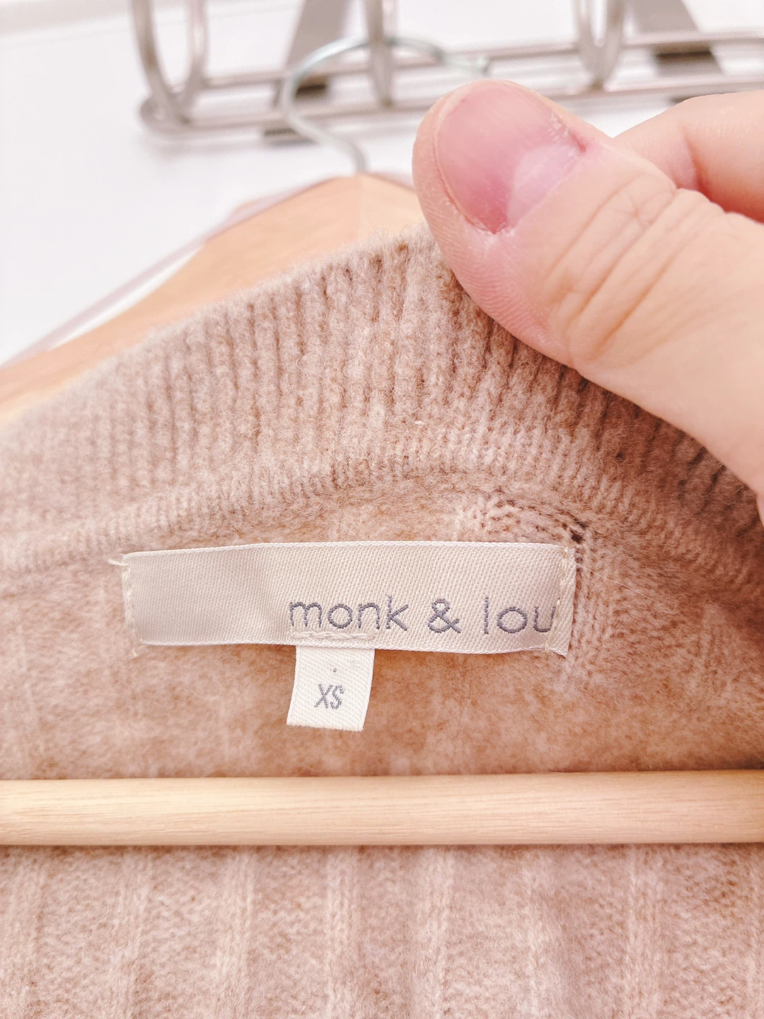 Monk & Lou Knit Cardigan XS Beige - photo 2