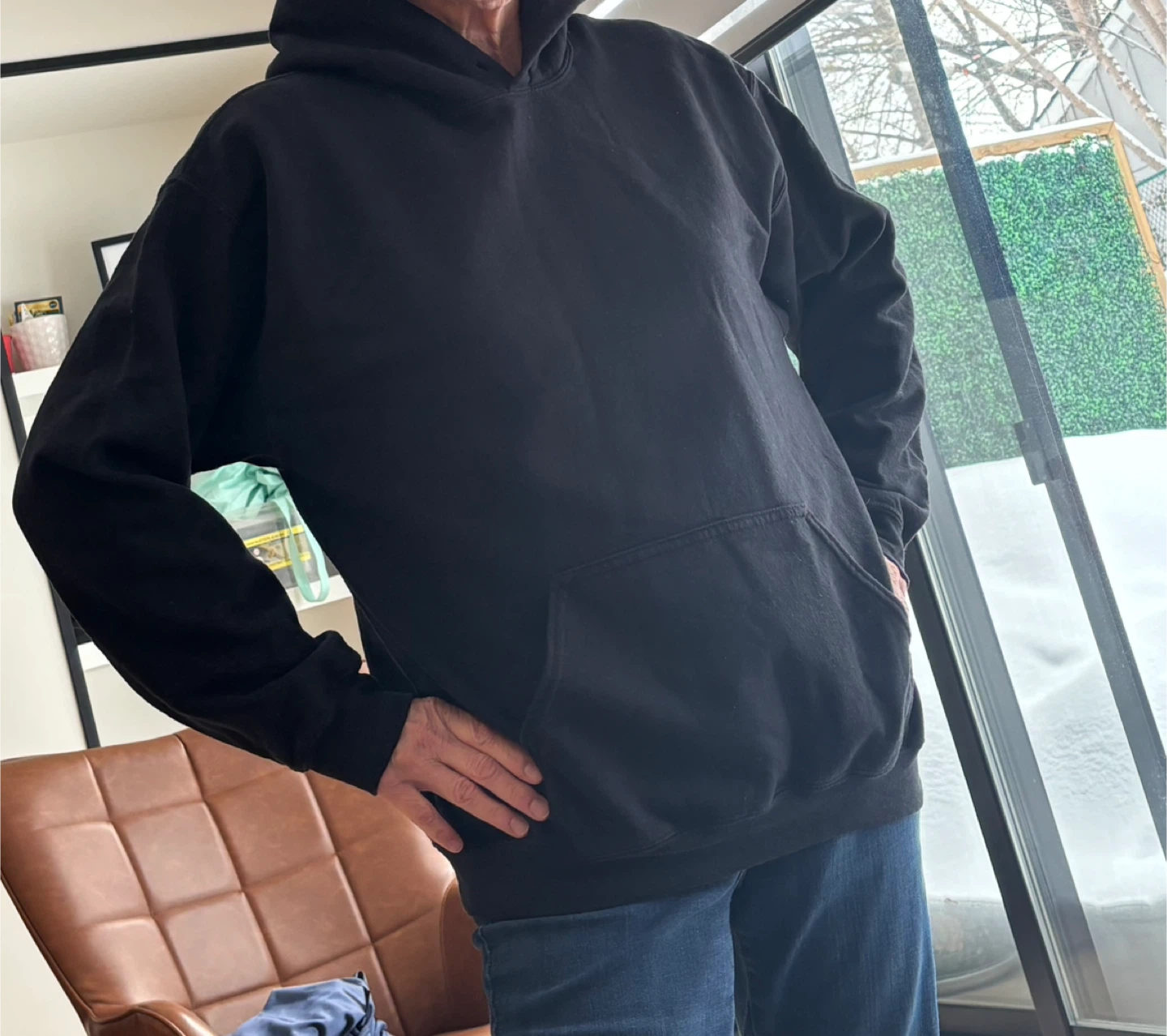 Hoodie SZN Black Hoodie - Size L - photo 2
