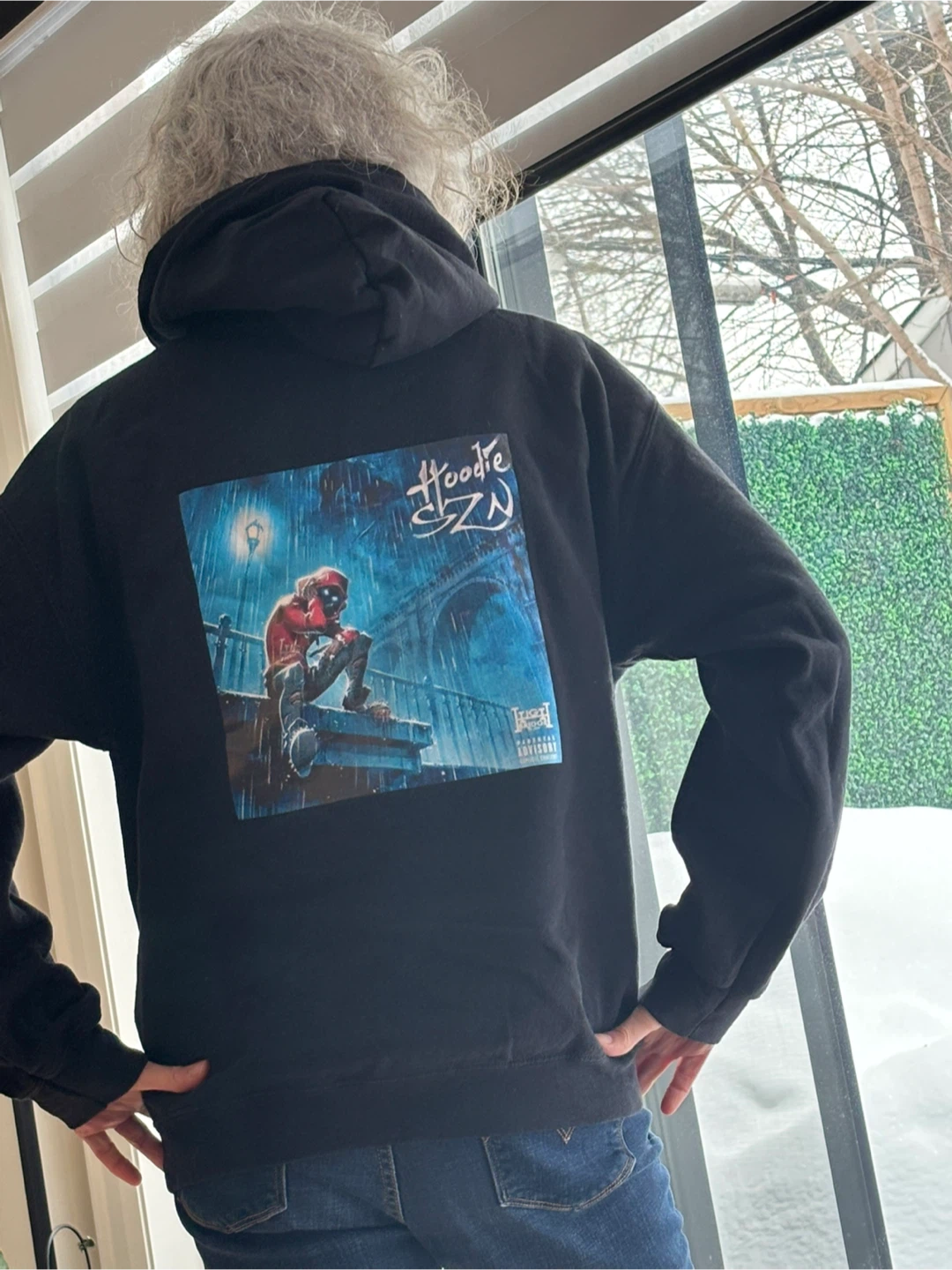 Hoodie SZN Black Hoodie - Size L - photo 3