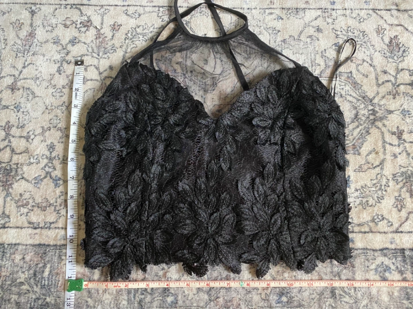 River Island Black Lace Corset Top - photo 3