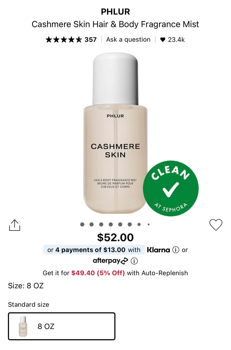 Phlur Cashmere Skin - 8oz - photo 3