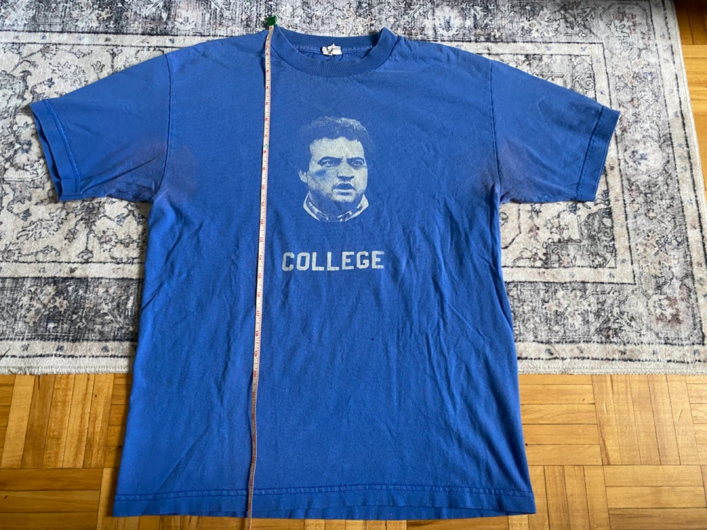Blue College Graphic T-Shirt - photo 4