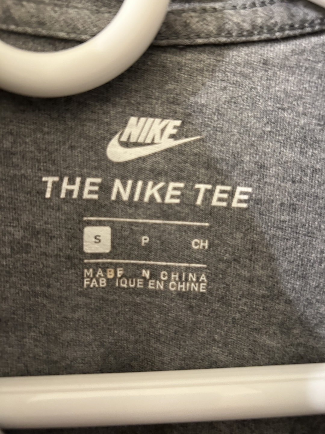 Nike The Nike Tee Grey Short Sleeve Hoodie Size S - photo 4