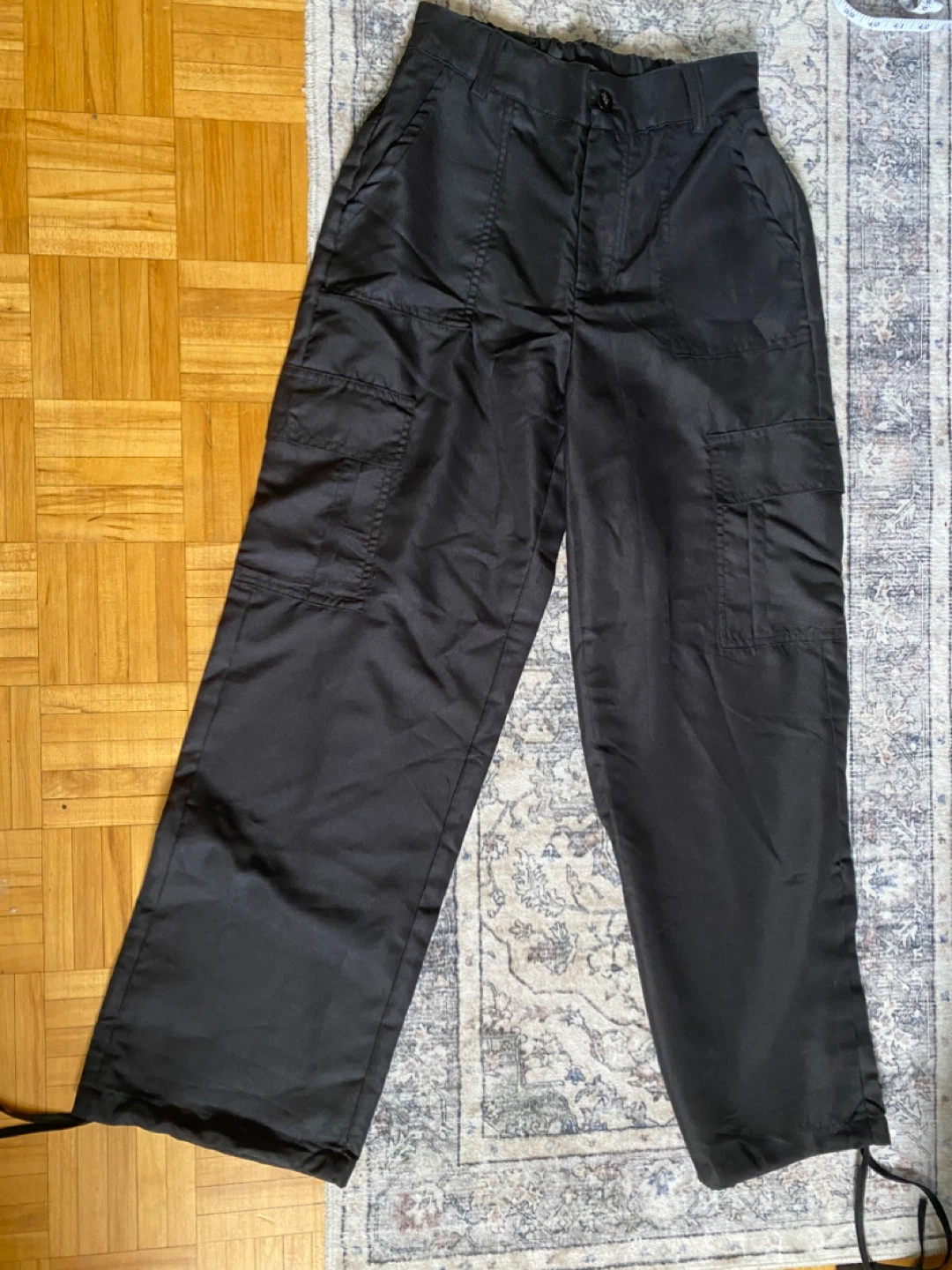 Black Cargo Pants - photo 4