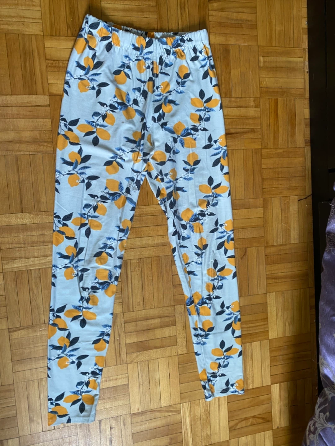 Women's Lemon Print Pajama Pants - photo 3