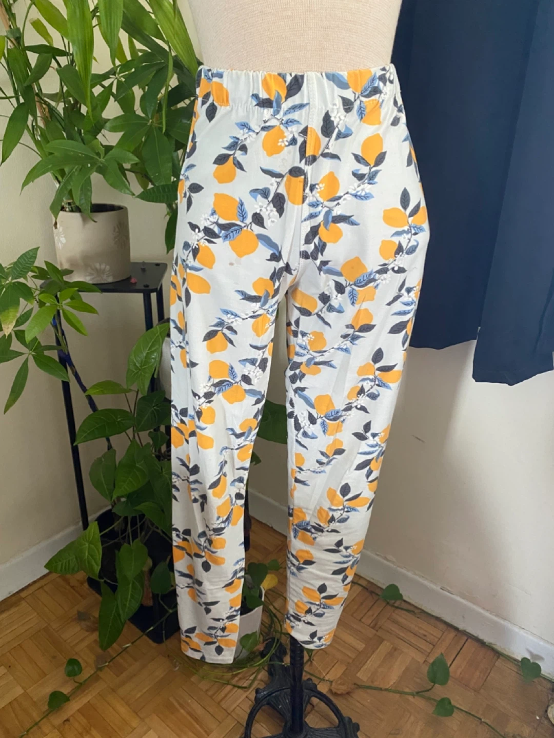 Women's Lemon Print Pajama Pants - photo 2